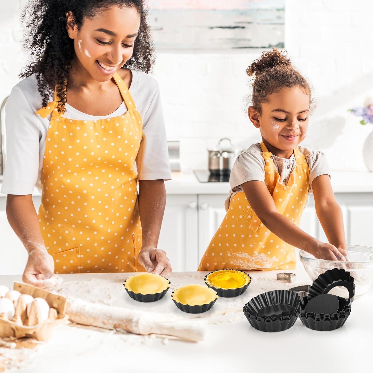 Set 12 Moldes para Tartas 3" FARQAN Antiadherente