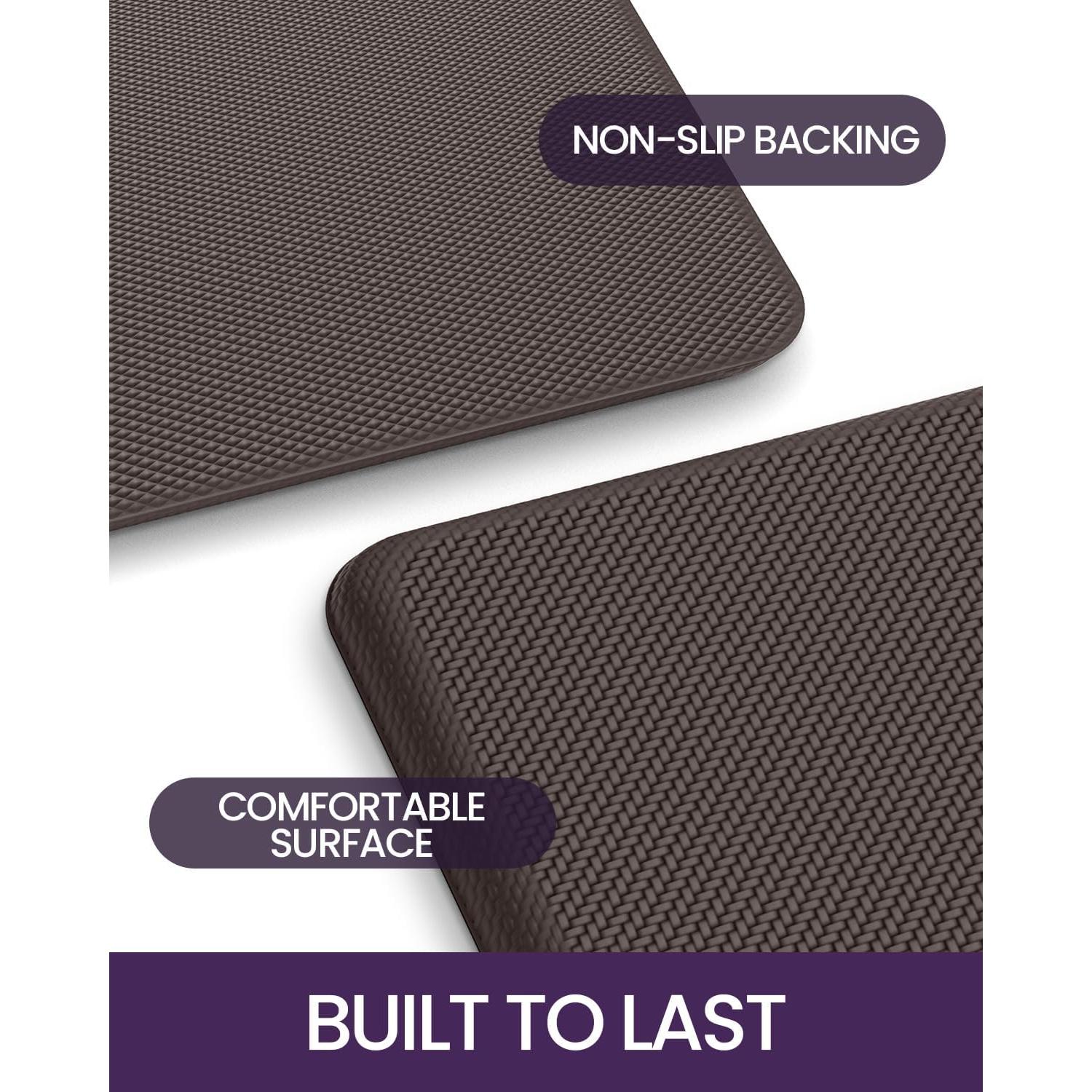 Alfombra de Cocina DEXI Antifatiga 70x20 cm Marrón