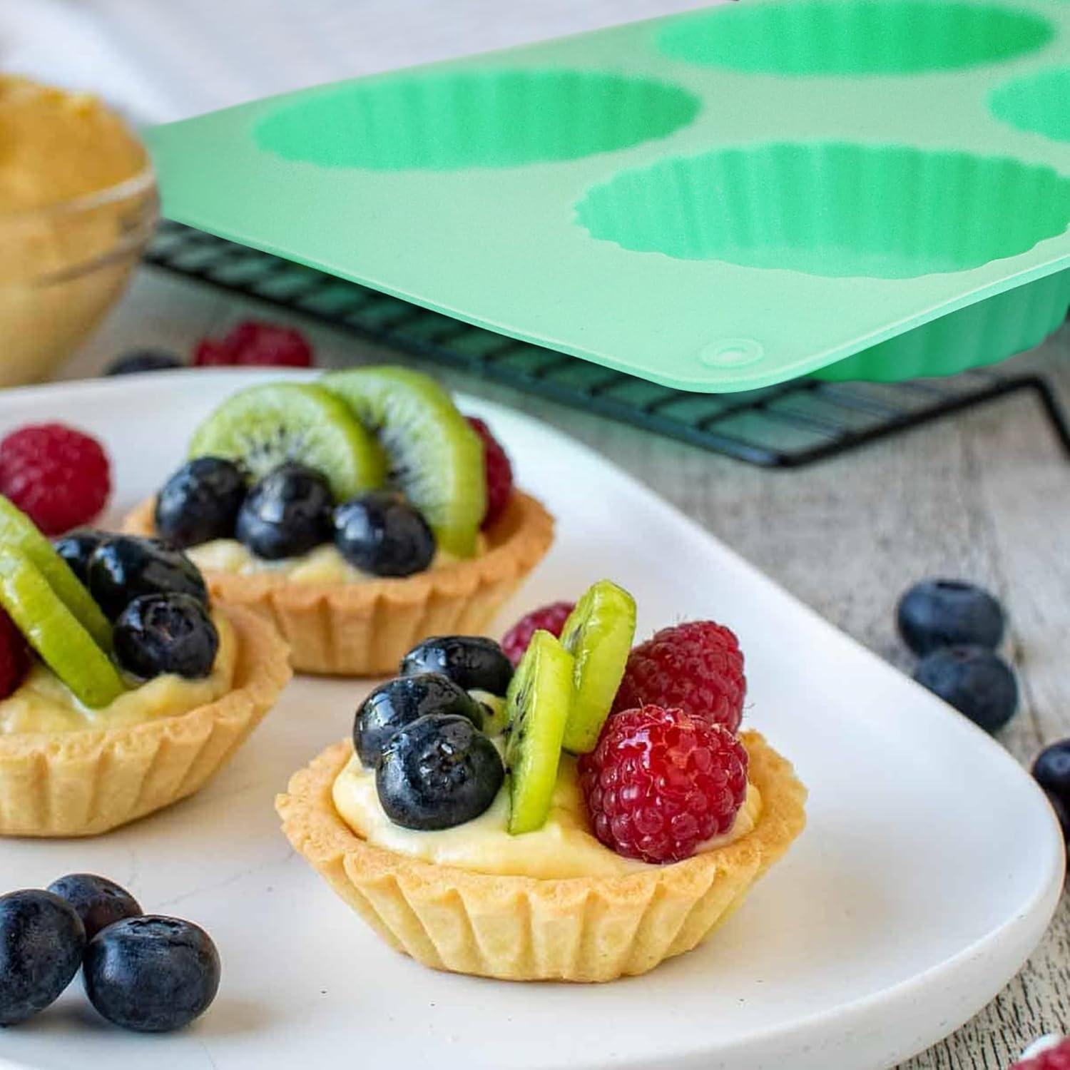 Paquete de 3 Moldes de Silicona Zorazio 6.9 cm Antiadherentes