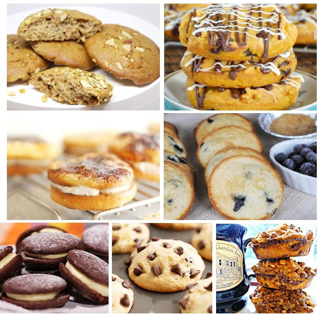 Moldes de Silicona Ocmoiy Antiadherentes 18 Tazas 30,5 cm