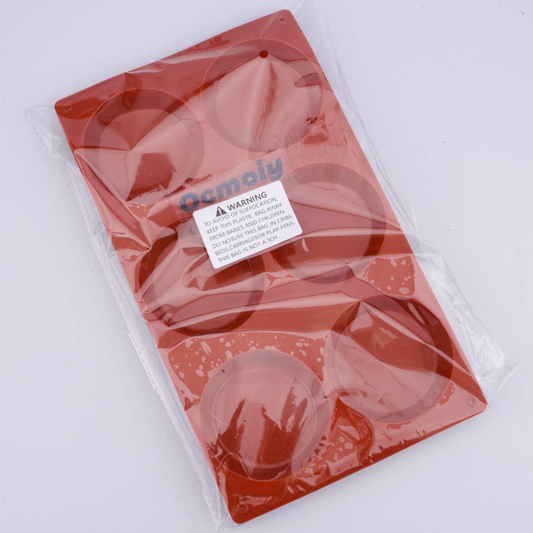 Moldes de Silicona Ocmoiy Antiadherentes 18 Tazas 30,5 cm