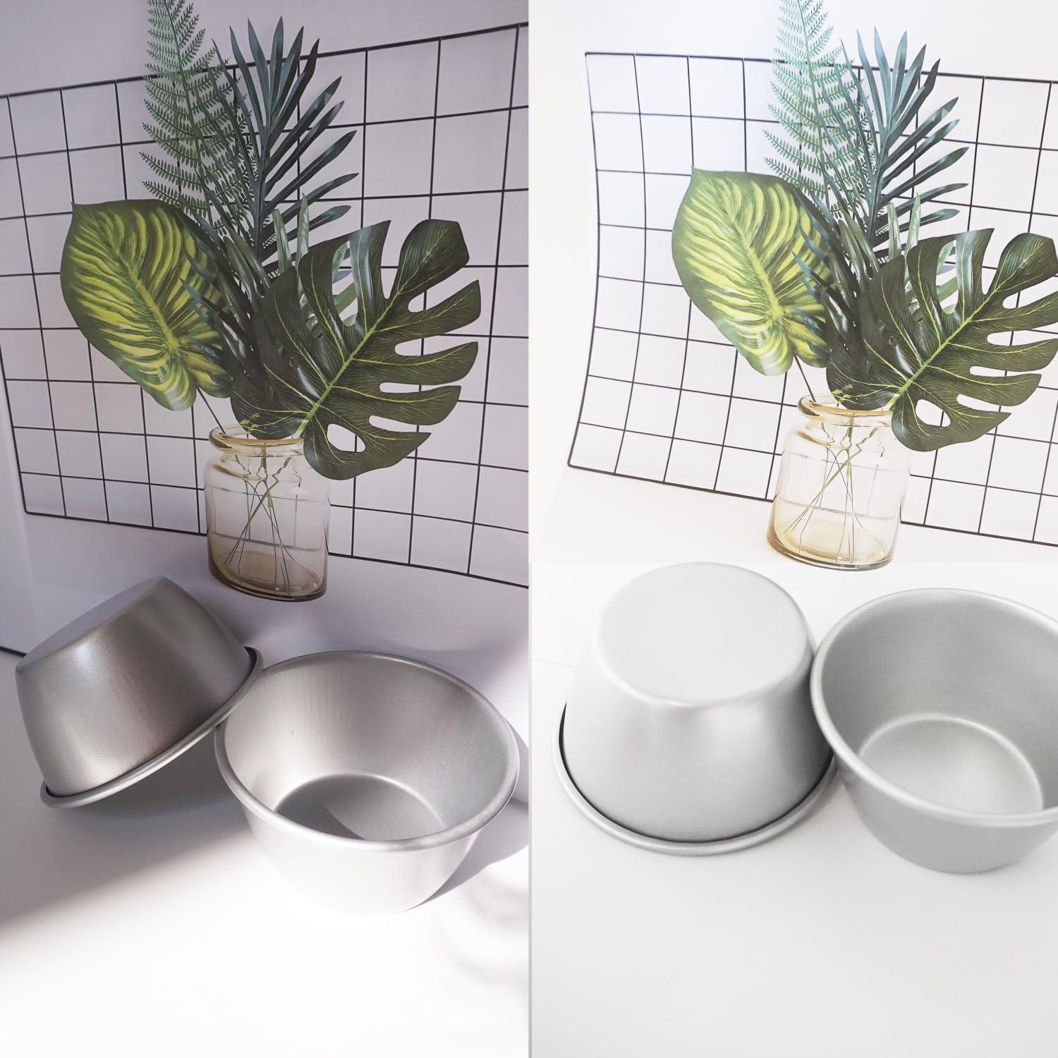 Moldes para Pudding Proshopping 6Pcs 8.3cm Antiadherentes