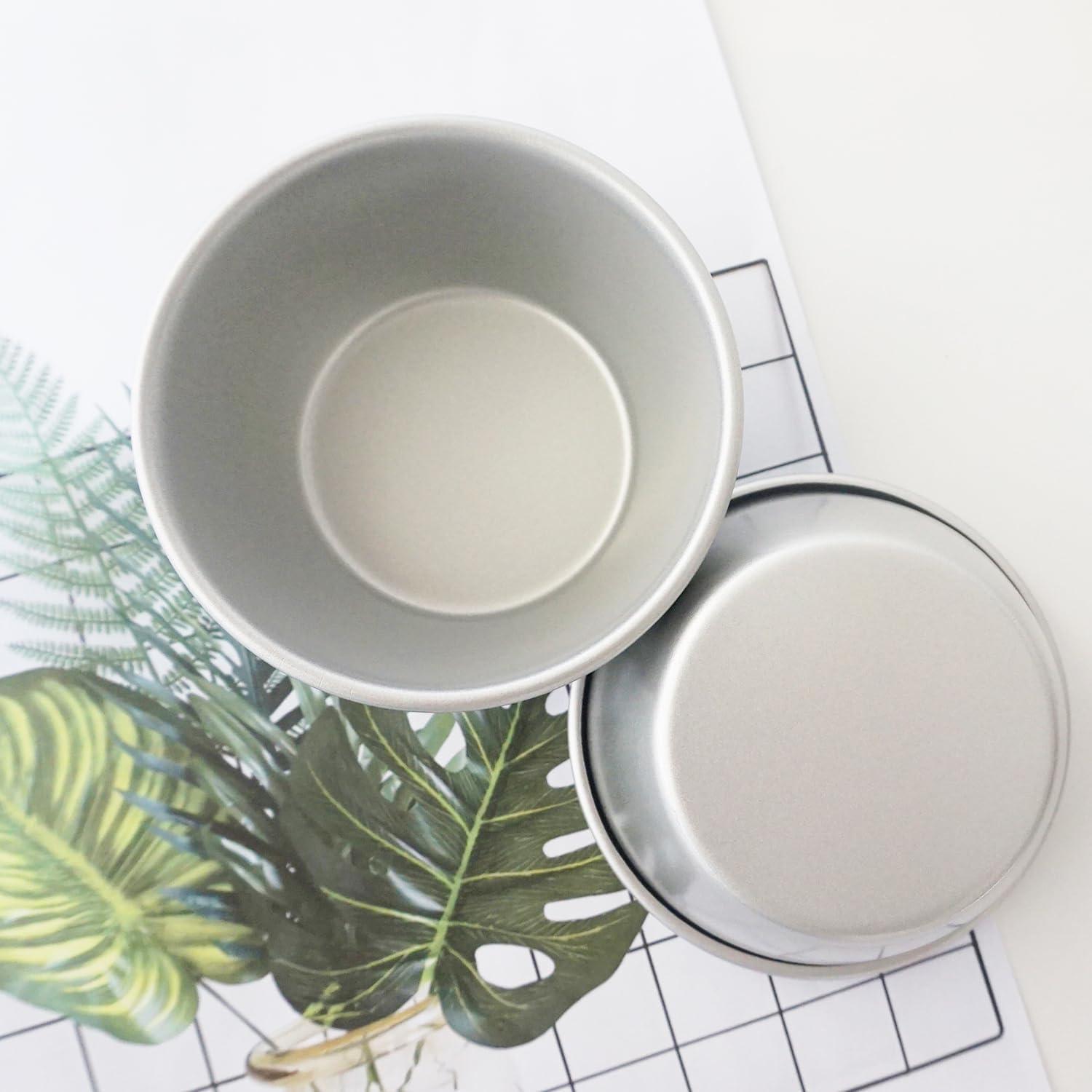 Moldes para Pudding Proshopping 6Pcs 8.3cm Antiadherentes