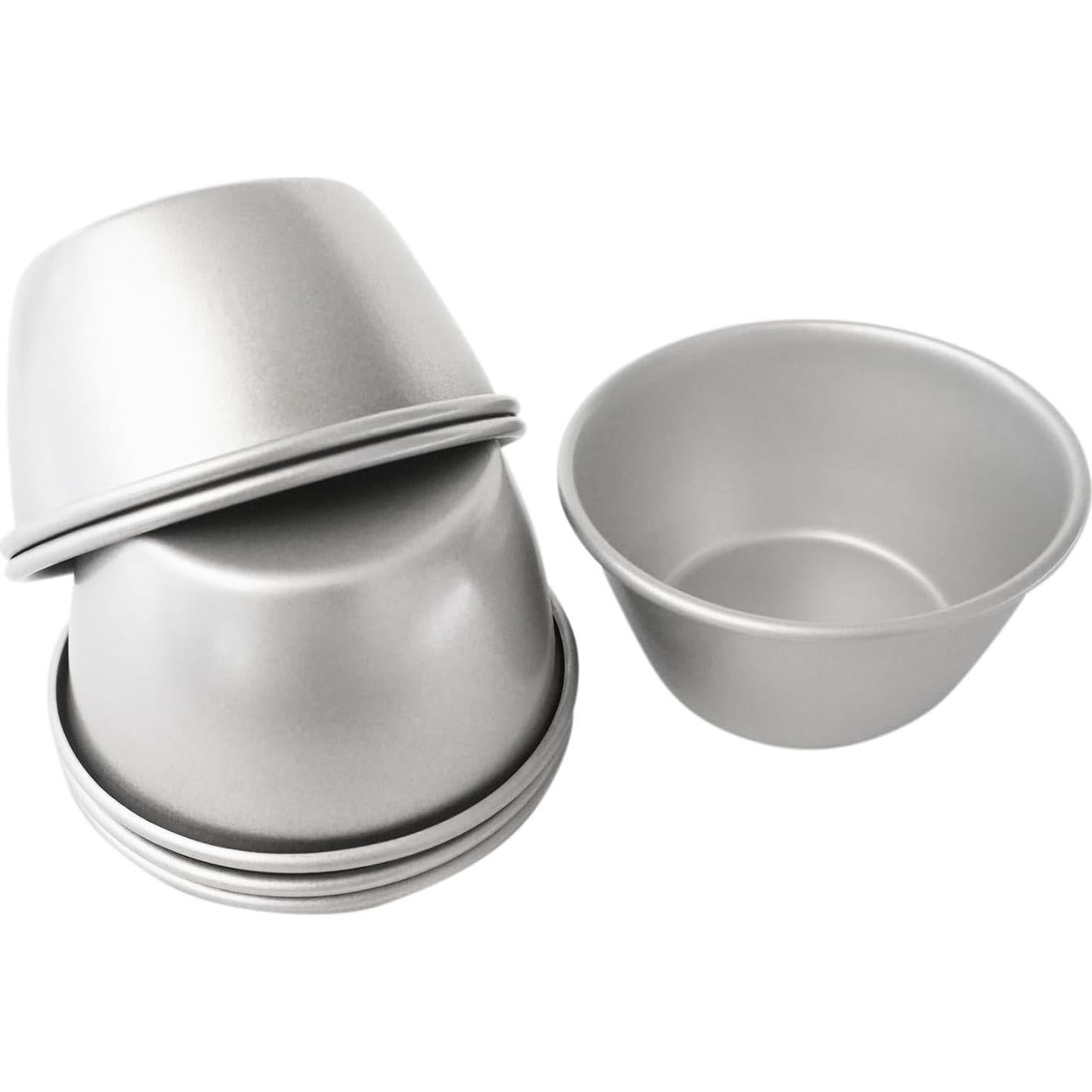 Moldes para Pudding Proshopping 6Pcs 8.3cm Antiadherentes