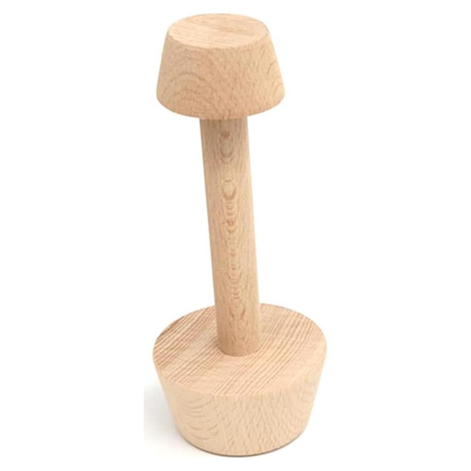 Prensador de Tarta de Huevo de Madera Doble Cara 50g