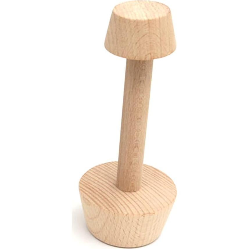 Prensador de Tarta de Huevo de Madera Doble Cara 50g