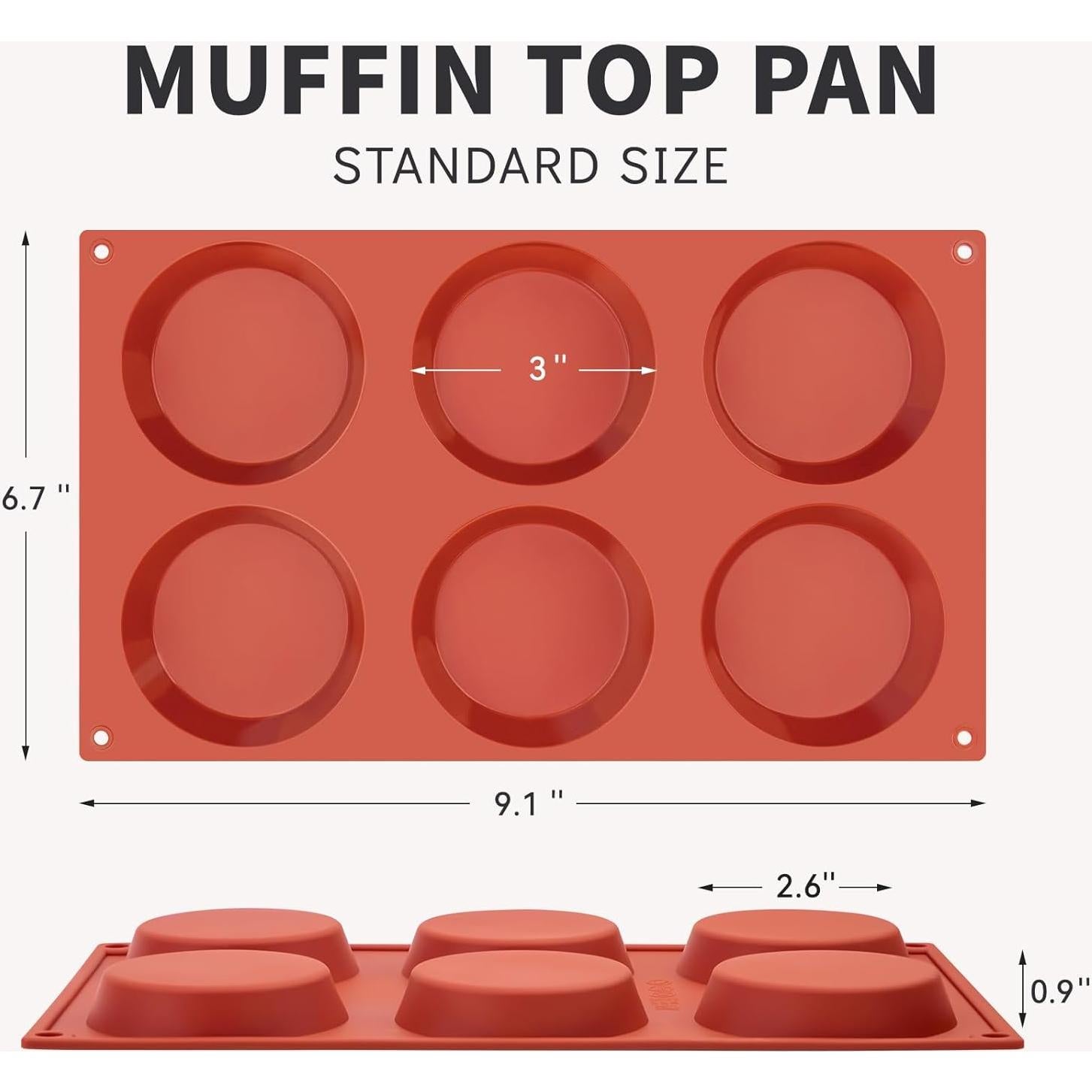 Paquete de 3 Moldes de Silicona Puyeipt para Huevos 7,6 cm