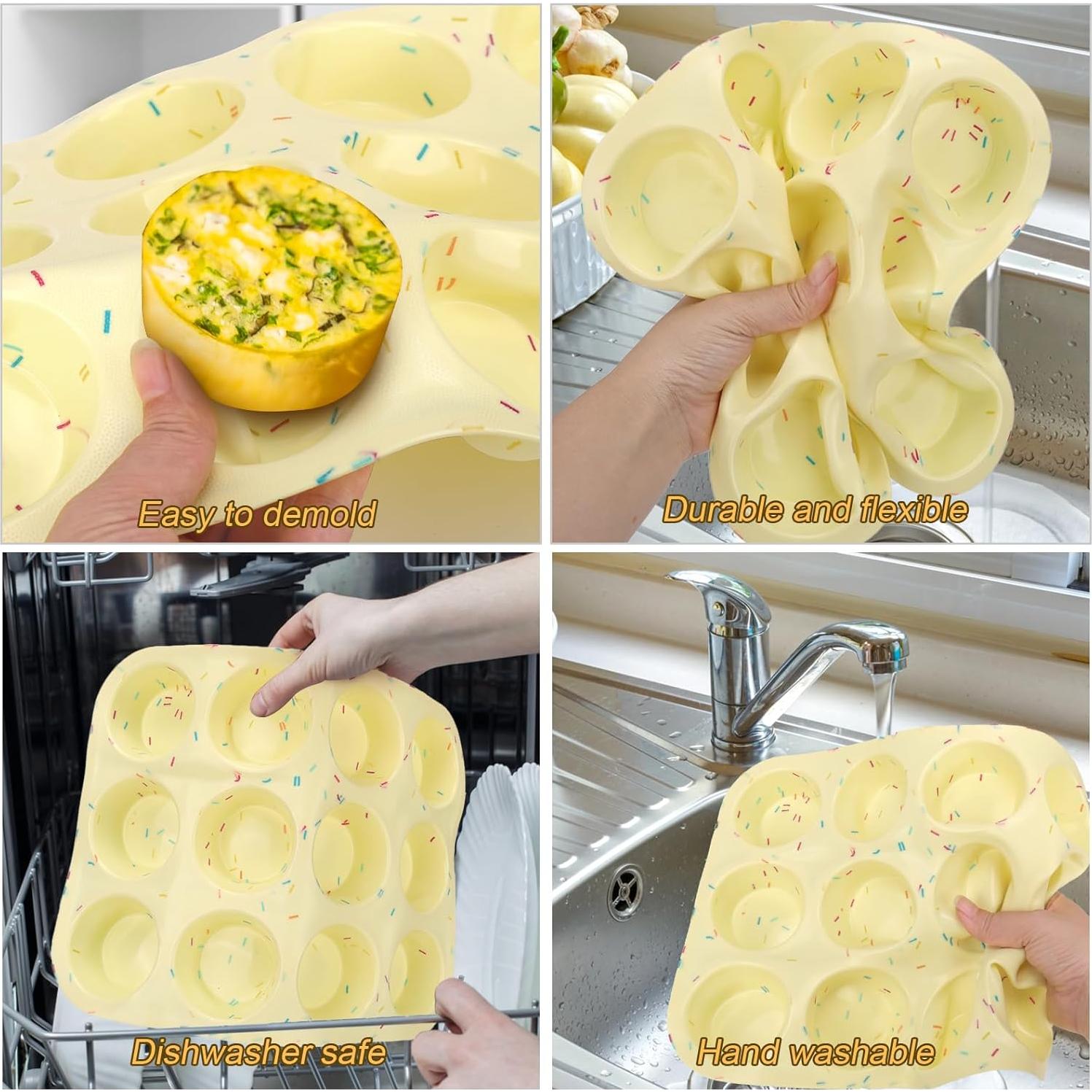 Molde de Silicona para Bocados de Huevo Palksky 12 Cavidades