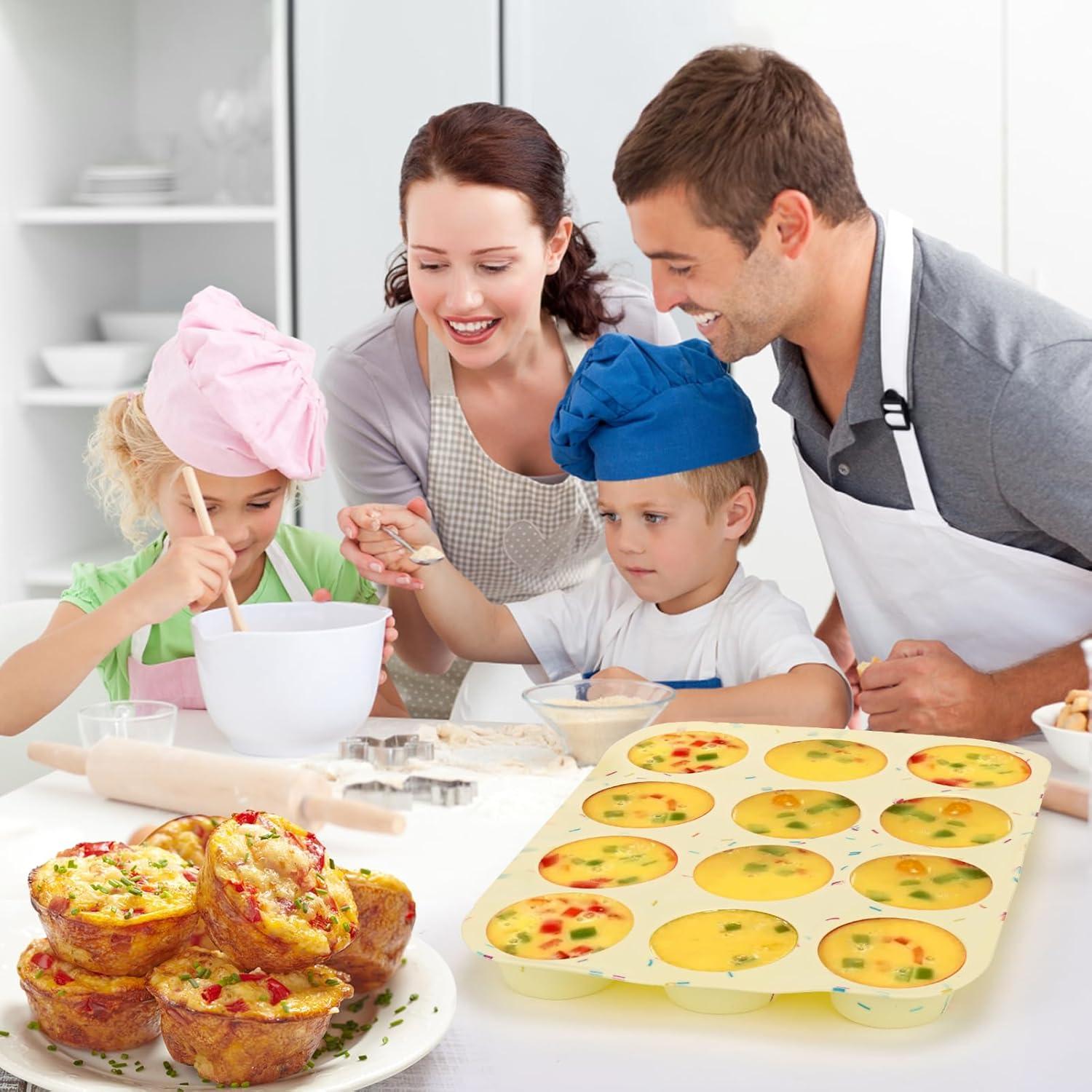 Molde de Silicona para Bocados de Huevo Palksky 12 Cavidades