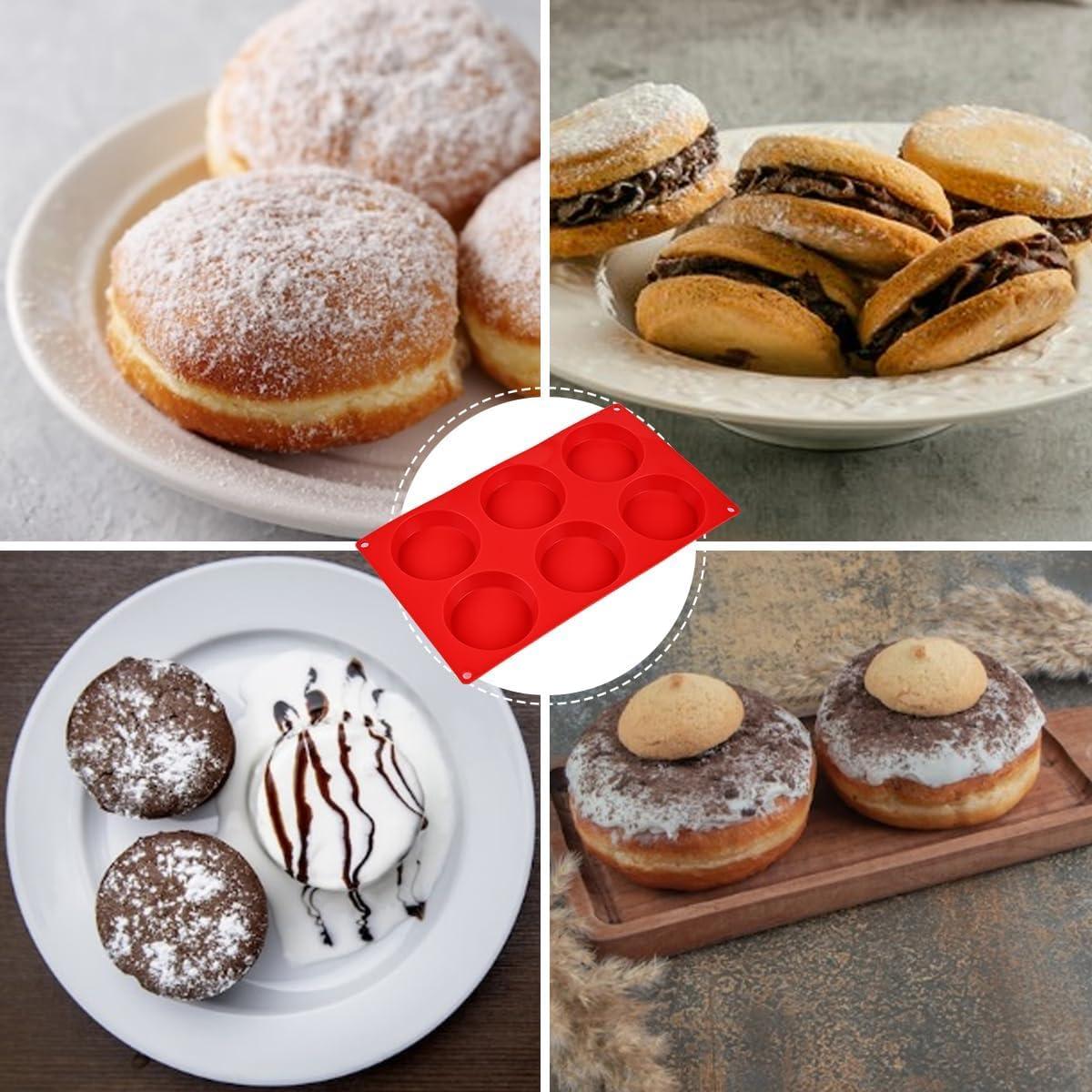 Molde para Muffin Top CAKETIME Silicona 3 Piezas 7,62 cm