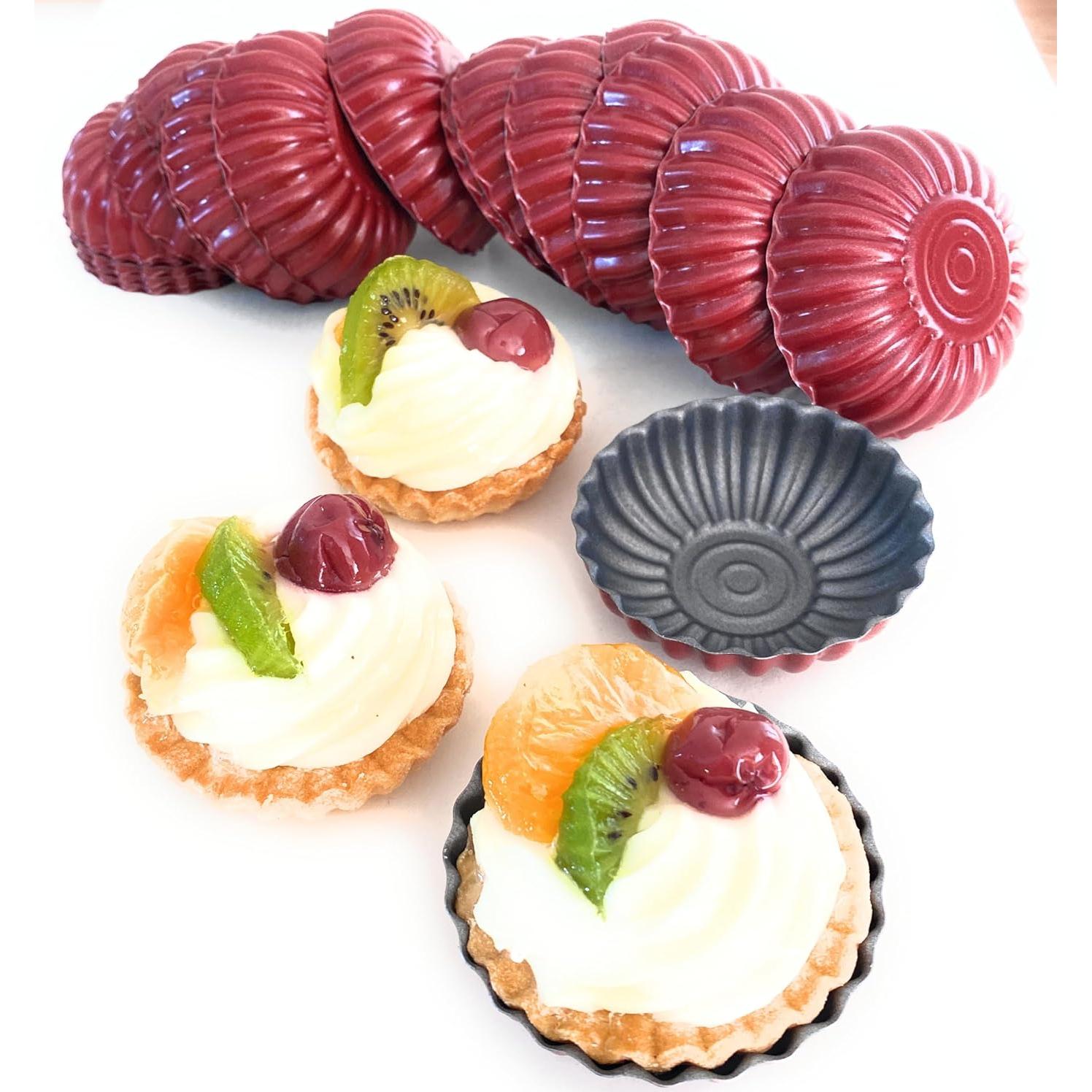 Set de 20 Moldes Mini para Tartas de Huevo CULIMI 6 cm