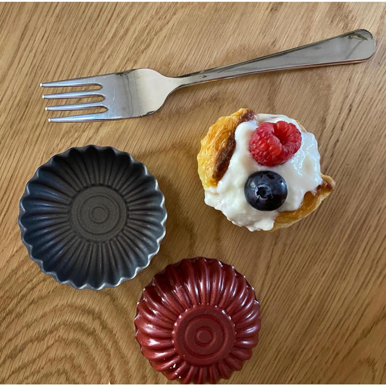 Set de 20 Moldes Mini para Tartas de Huevo CULIMI 6 cm