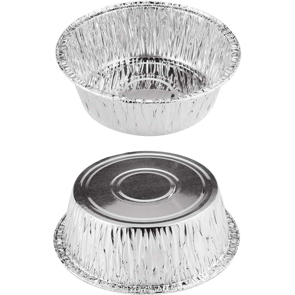 Paquete de 100 bandejas de tarta Oopsu 10,59 cm aluminio