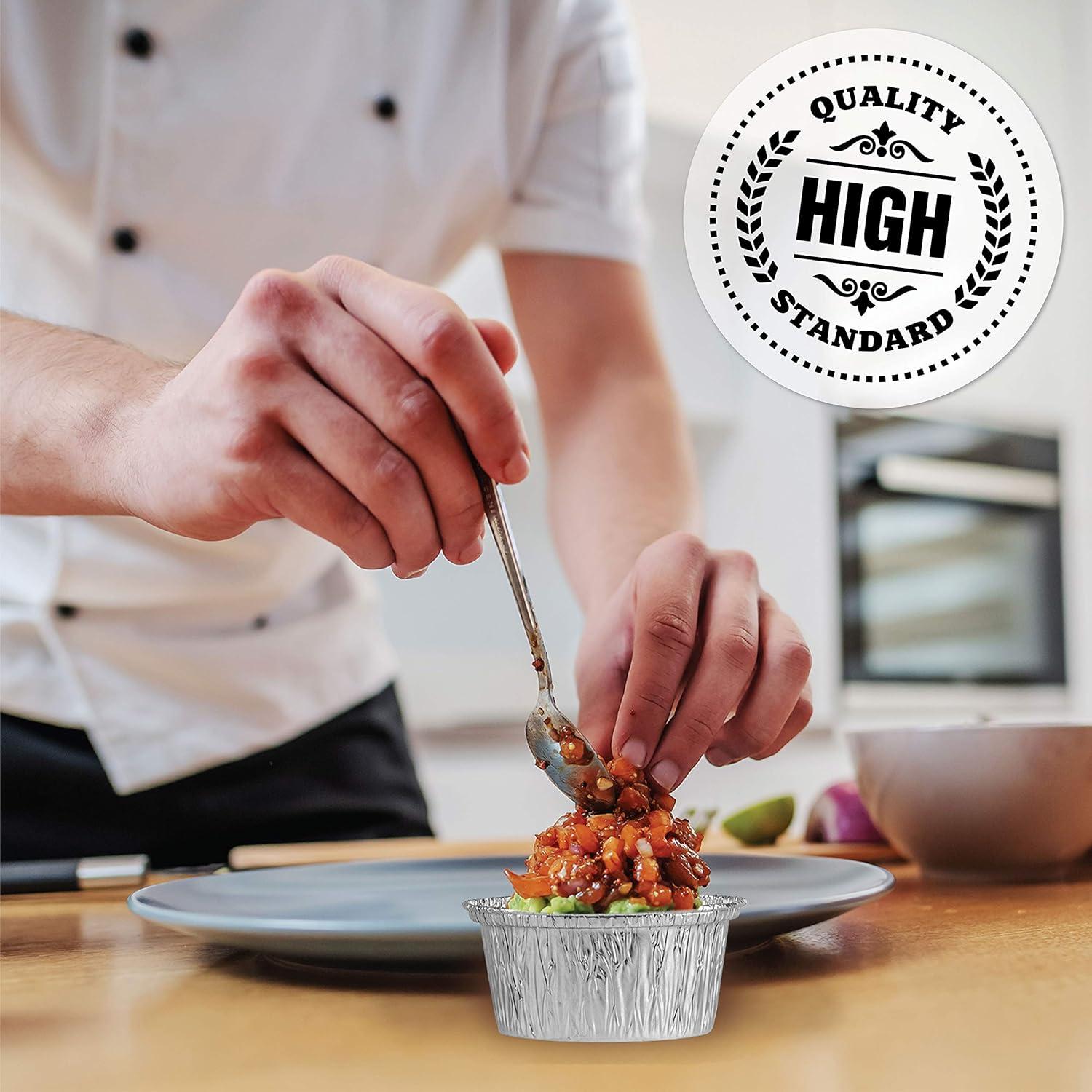 Bandejas de Aluminio Desechables PLASTICPRO 3.5" Paquete 20