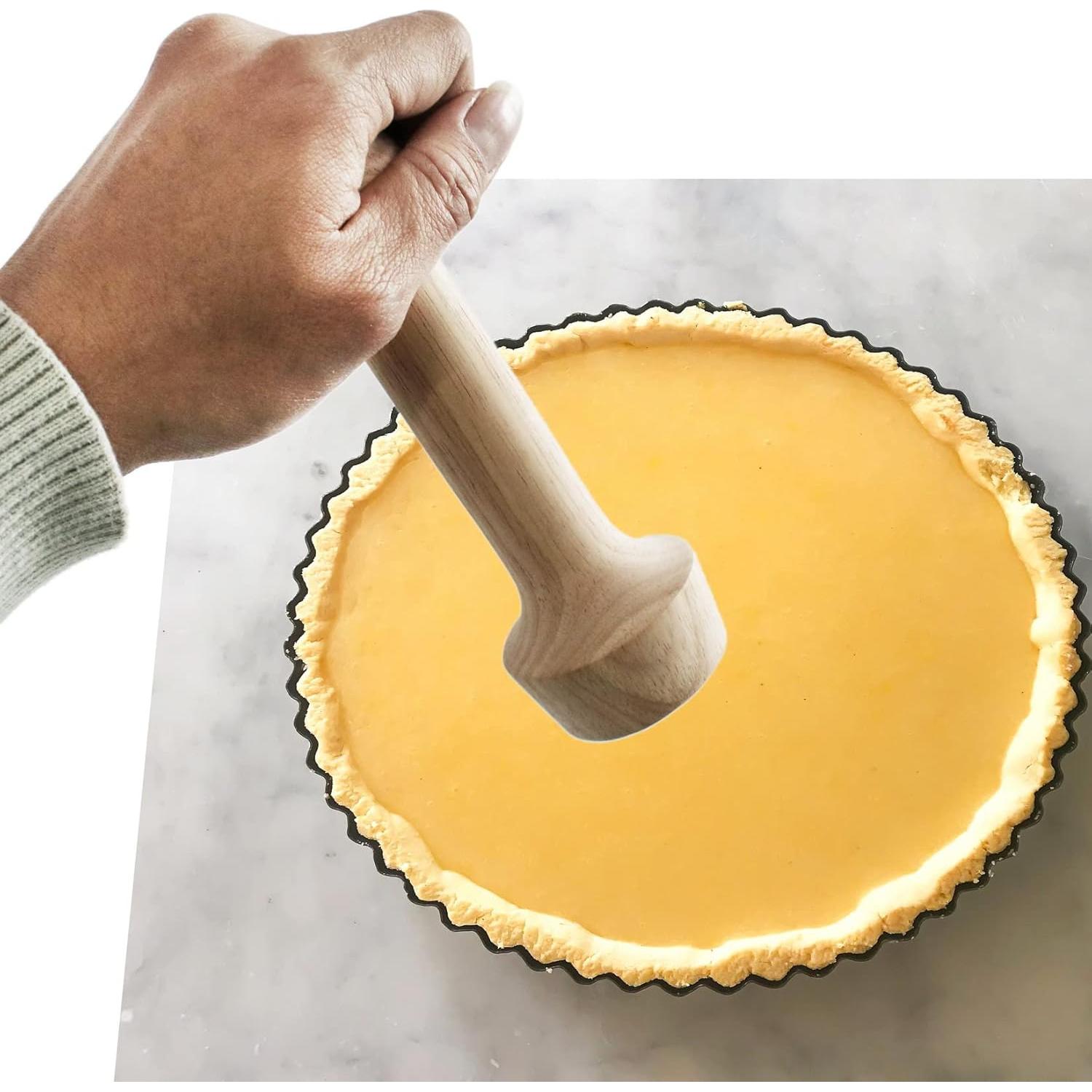 Juego de Prensadores de Tartas Anfu - Herramientas de Madera