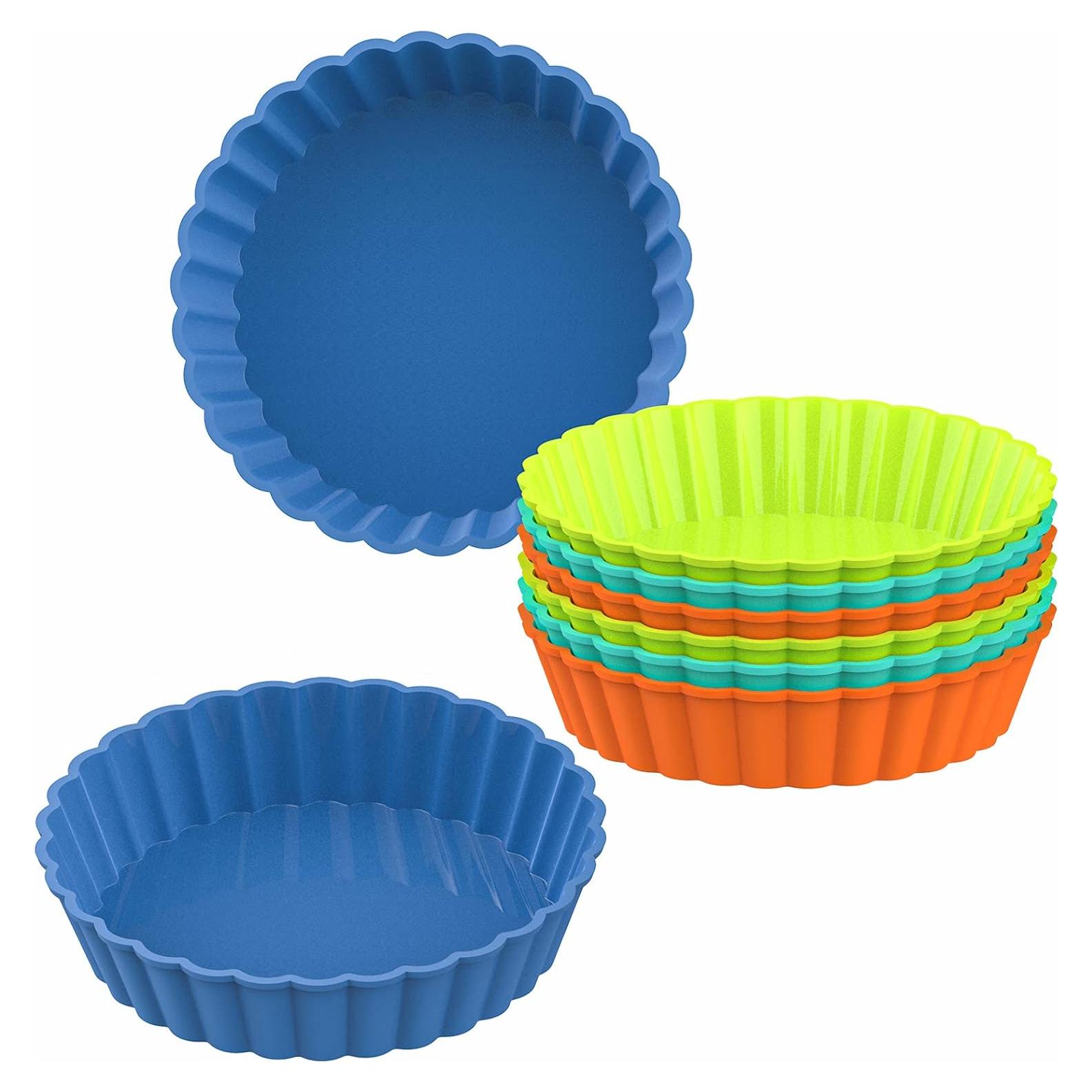 Moldes de Silicona Webake 8 Pack Redondos 12,7 cm