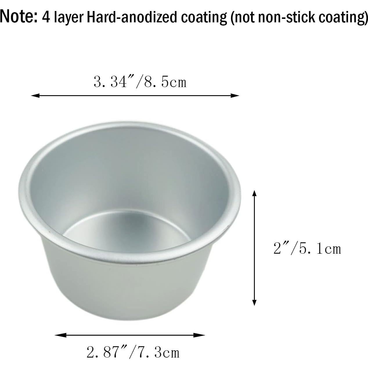 6 Moldes para Popover Proshopping de Aluminio 8.5cm