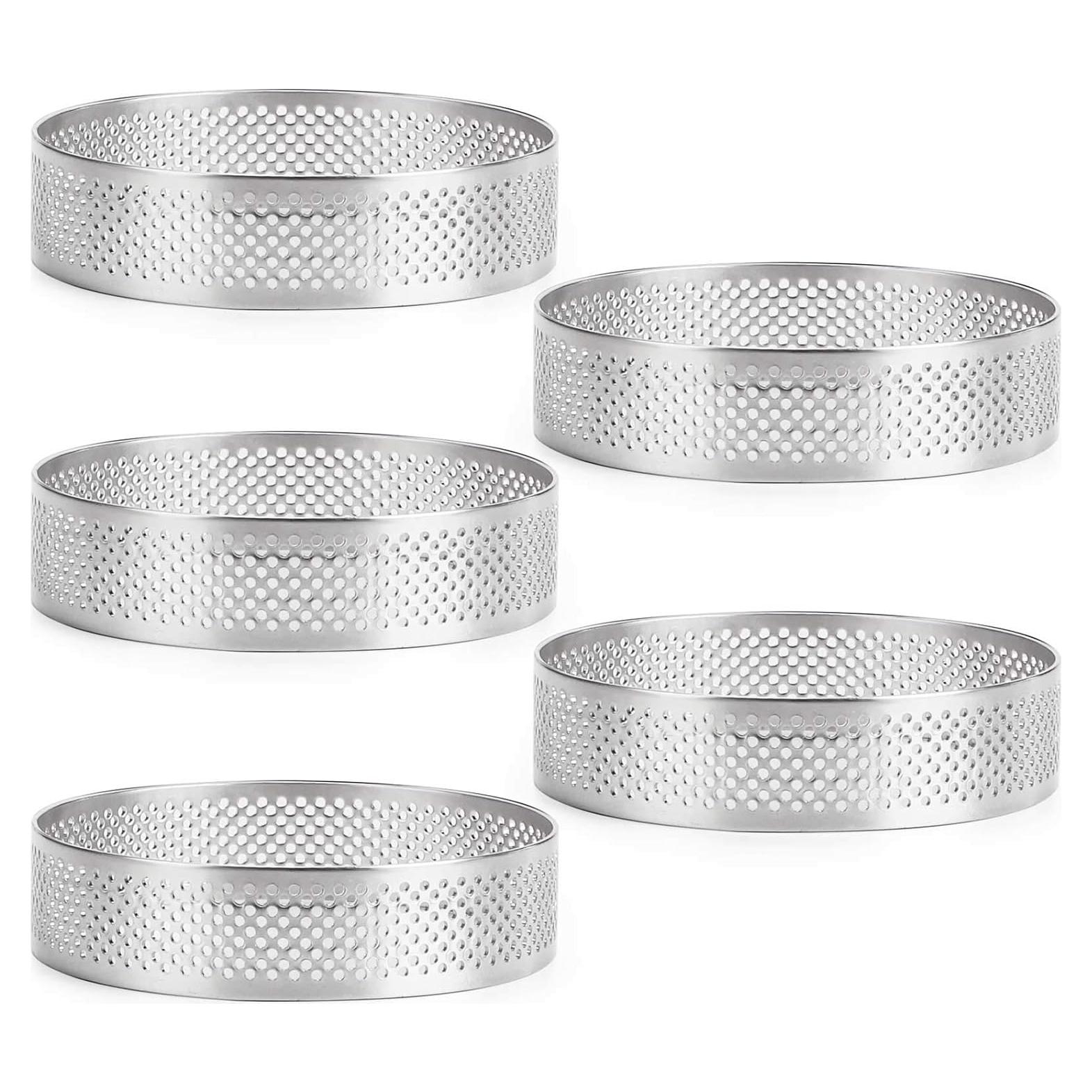 Anillo para Tartas FANGSUN Redondo 7,62 cm Acero Inoxidable