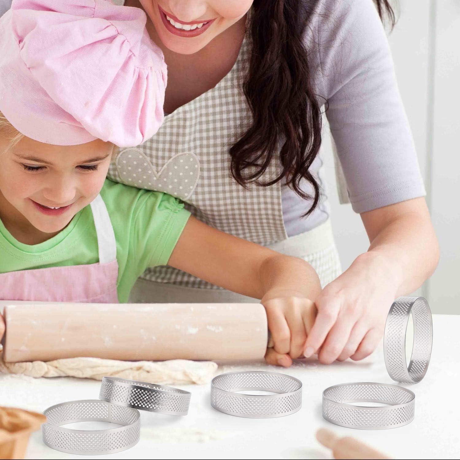 Anillo para Tartas FANGSUN Redondo 7,62 cm Acero Inoxidable