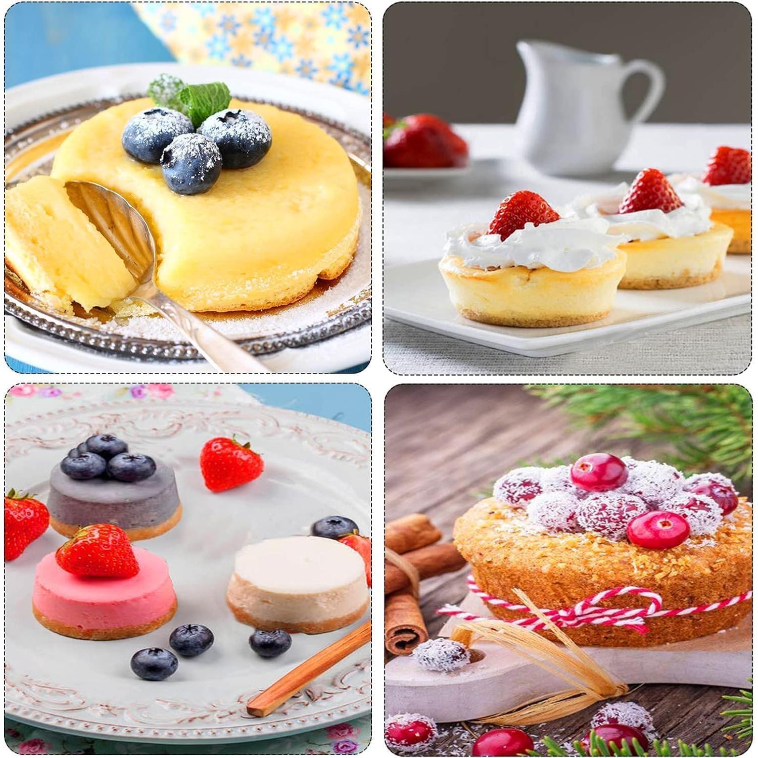 Moldes de Silicona para Muffin Ocmoiy 2 Piezas 6 Cavidades