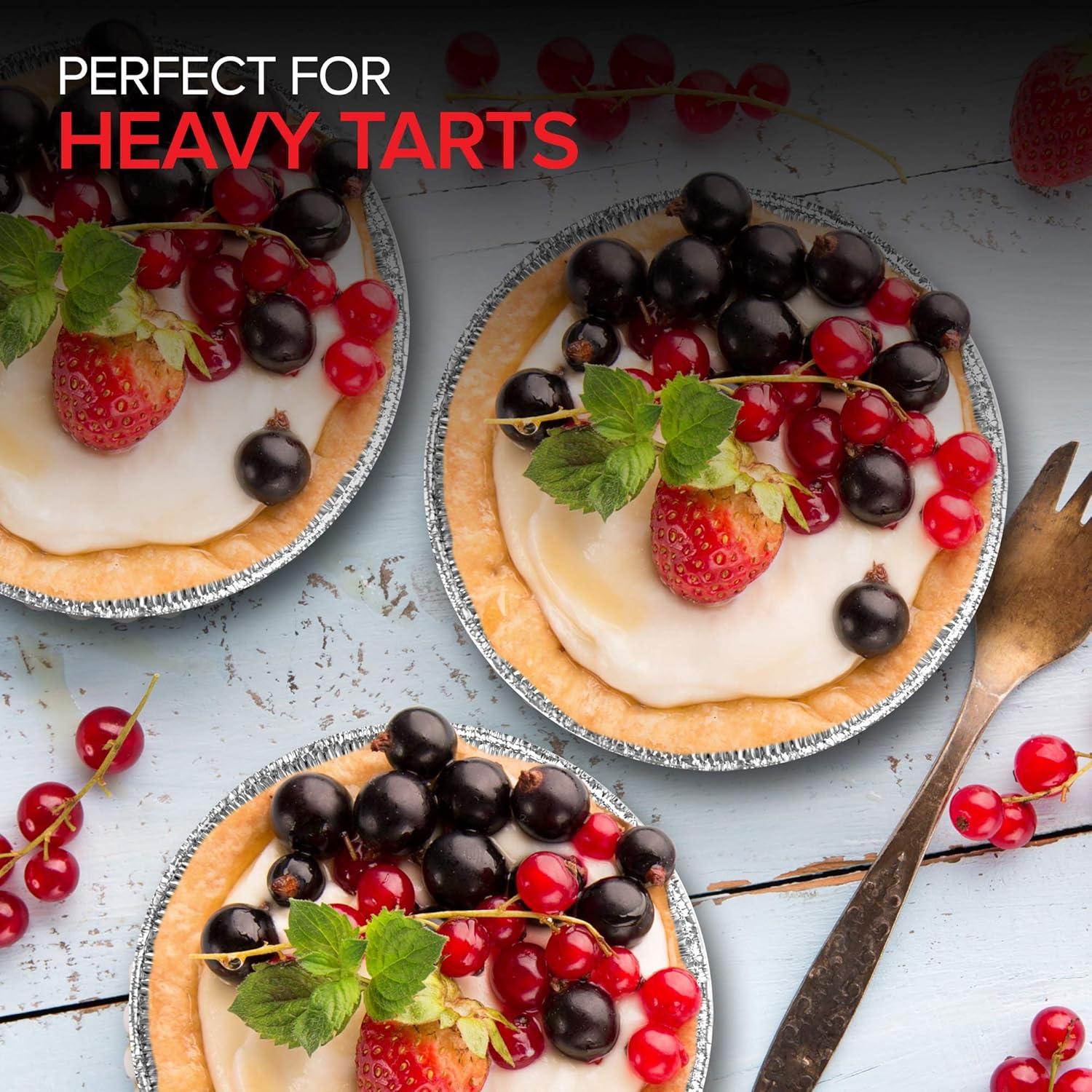 Sartenes de Mini Pastel Desechables Stock Your Home 100 Unidades 8,57 cm