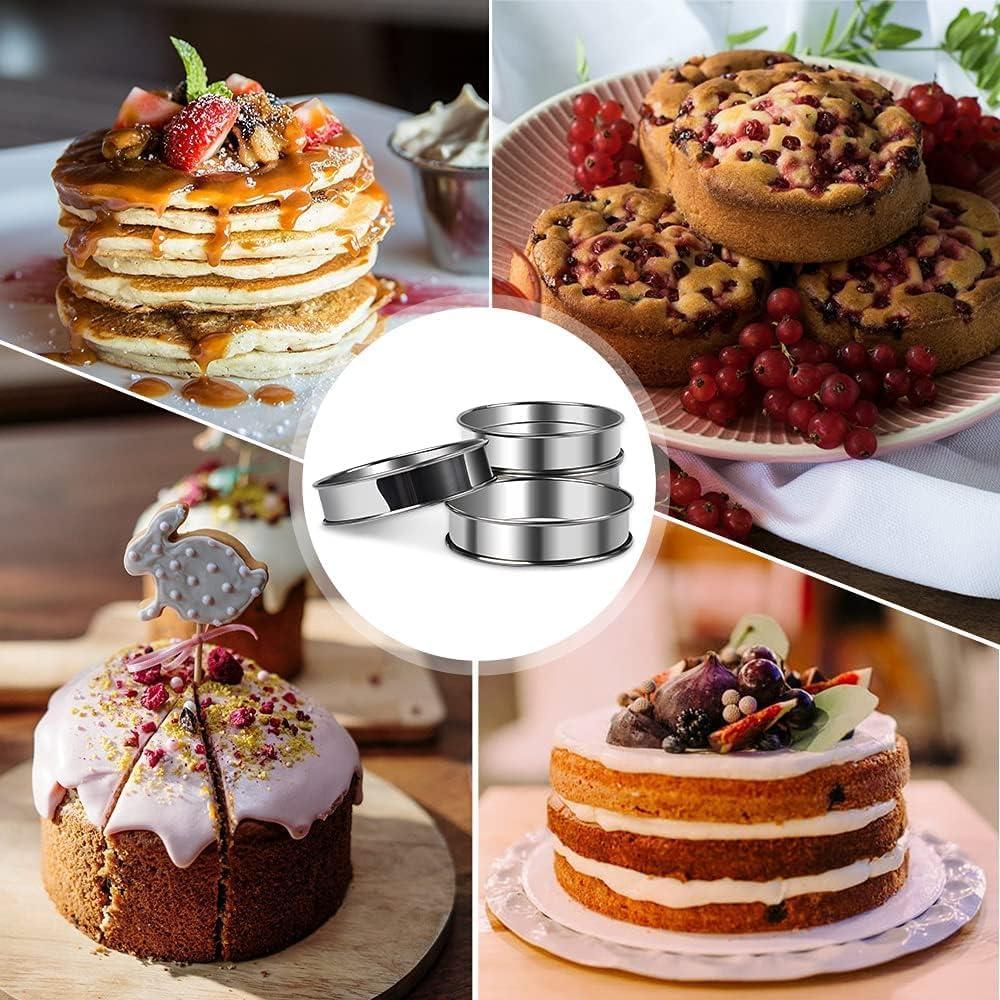 Anillos para Muffin Inglés 10.5 cm Acero Inoxidable 6 Piezas