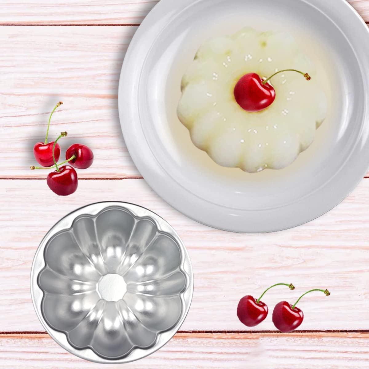 Moldes para Cupcake Weilan 6 Piezas Aluminio Antiadherente