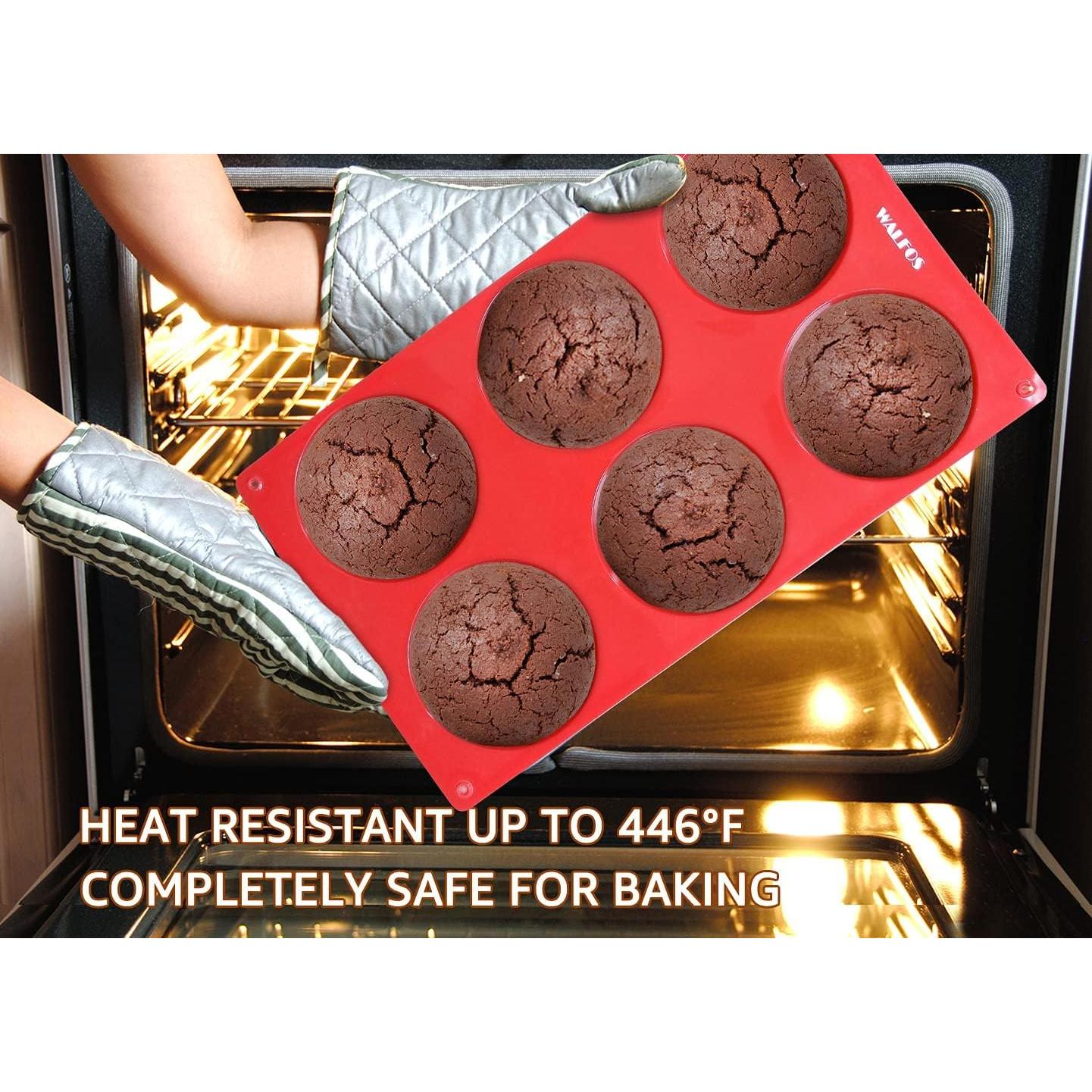 Sartén de Silicona Antiadherente Walfos 3 Pcs 6 Tazas