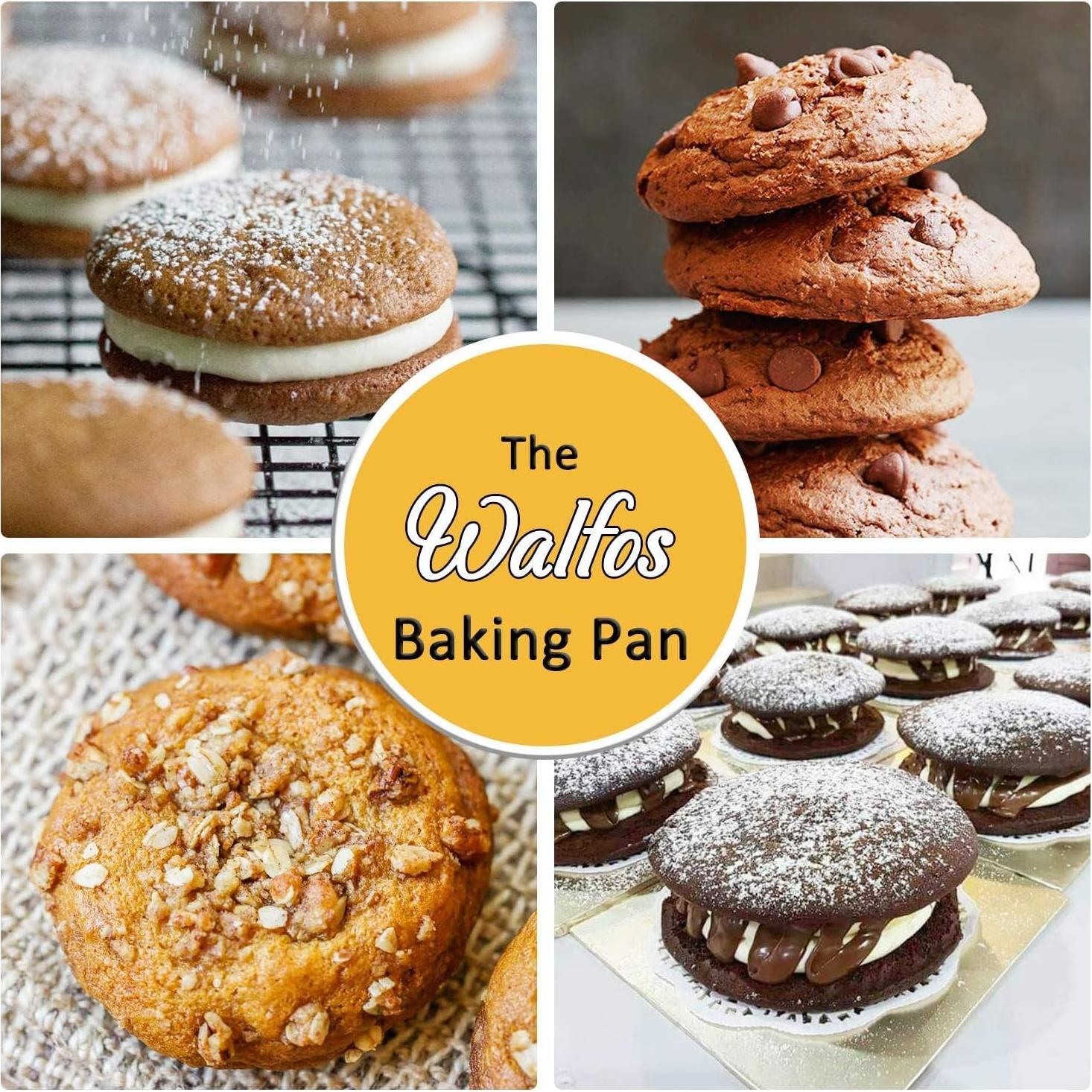 Sartén de Silicona Antiadherente Walfos 3 Pcs 6 Tazas