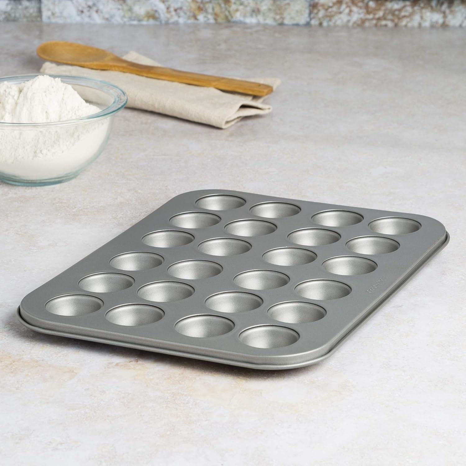 Sartén para Mini Muffins Cooking Light 24 Tazas Antiadherente