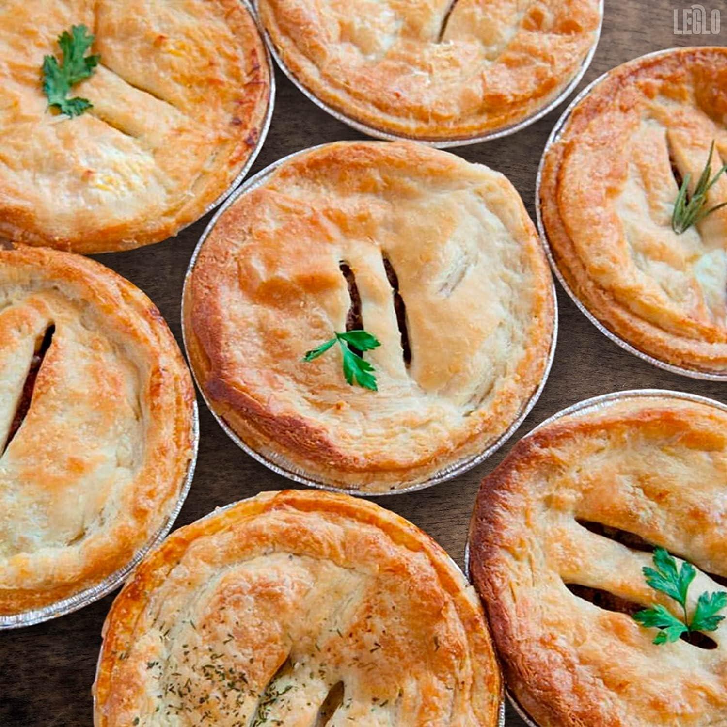 Moldes para Pastel Mini Aluminio LEGLO 2.9" - 200 Unidades