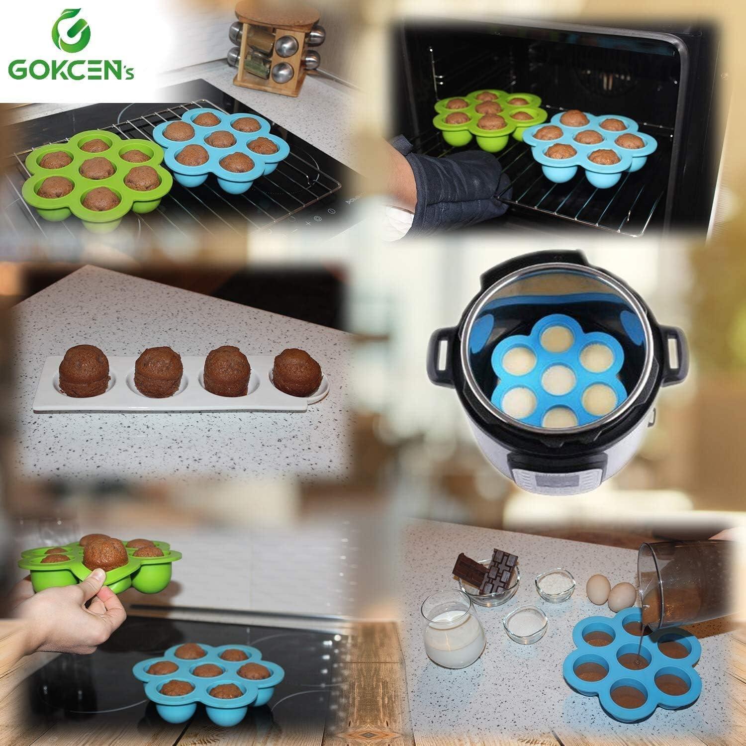Moldes de Silicona para Huevos GOKCEN 2 Pack 16,5 cm