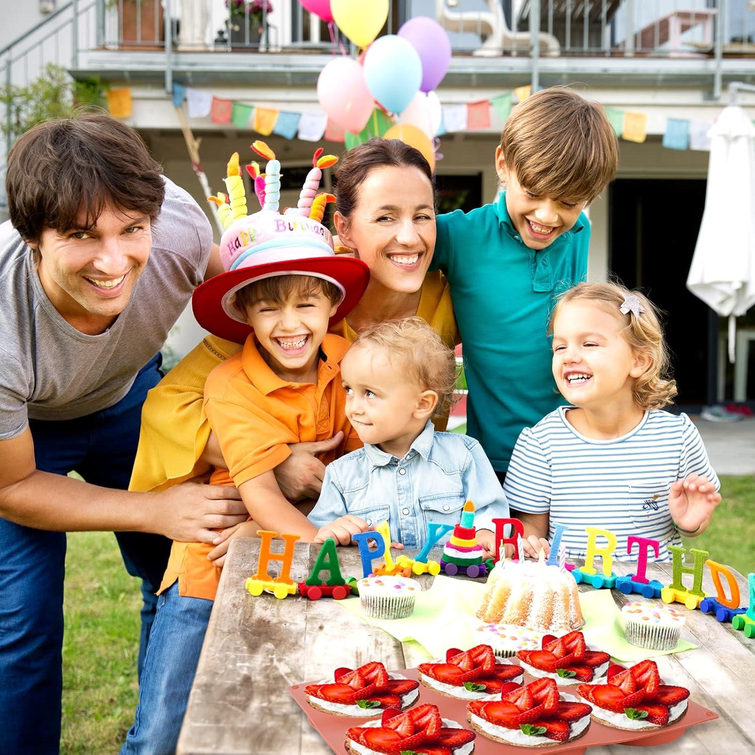 Paquete de 2 Moldes de Silicona Goensjt 6 Cavidades 32.5 cm