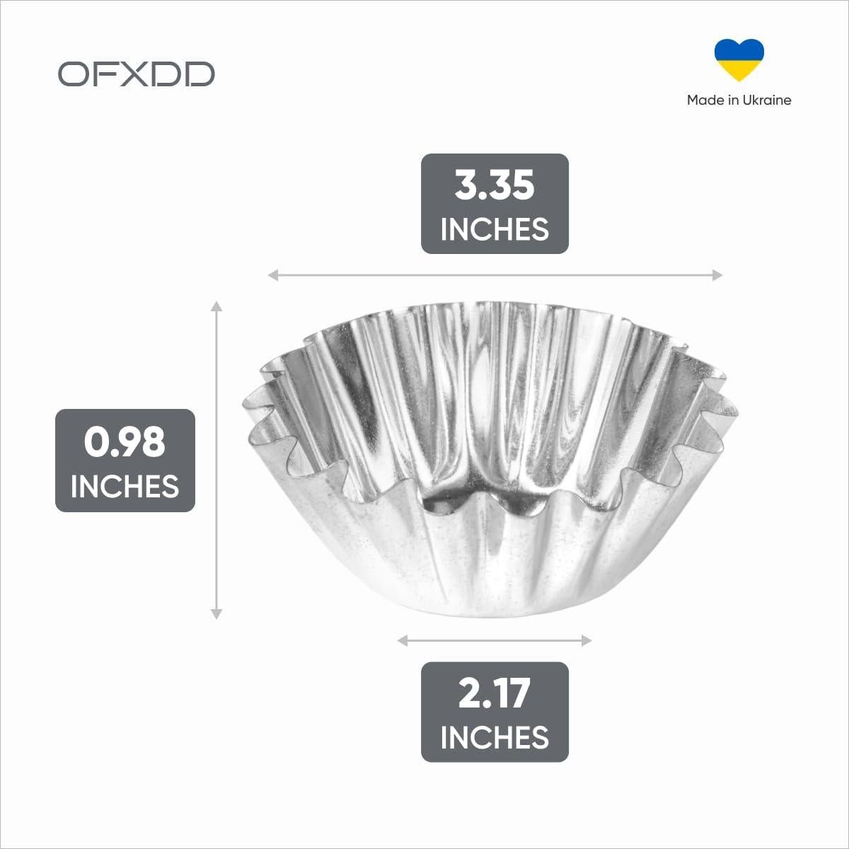Moldes para Muffin OFXDD 10 Pcs 8.51 cm Antiadherentes