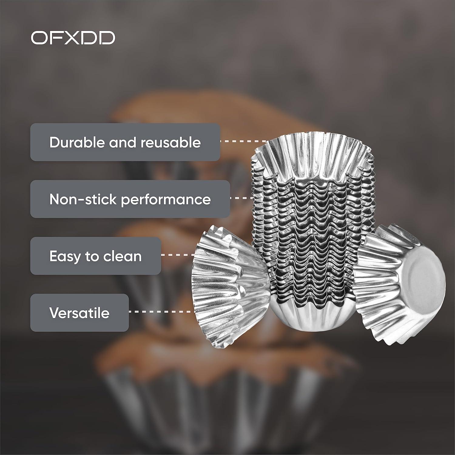 Moldes para Muffin OFXDD 10 Pcs 8.51 cm Antiadherentes