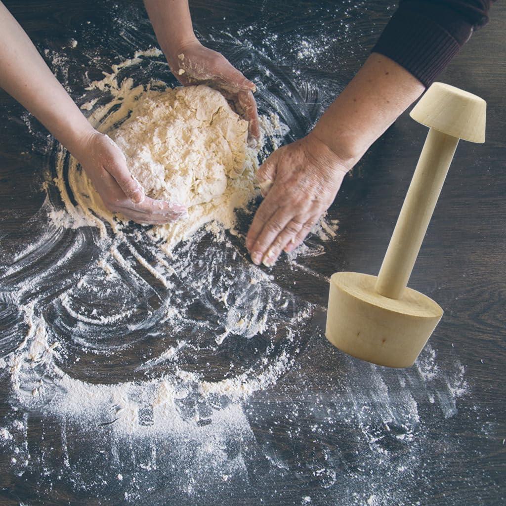 Tart Tamper Pastry Tamper Double Side Wooden Egg Tart Tamper Mold DIY Cake Pastry Pusher for Kitchen Party Baking Tools, Egg Tart Molds,Tart Tamper,Pie, Tart and Quiche Pans Bakeware