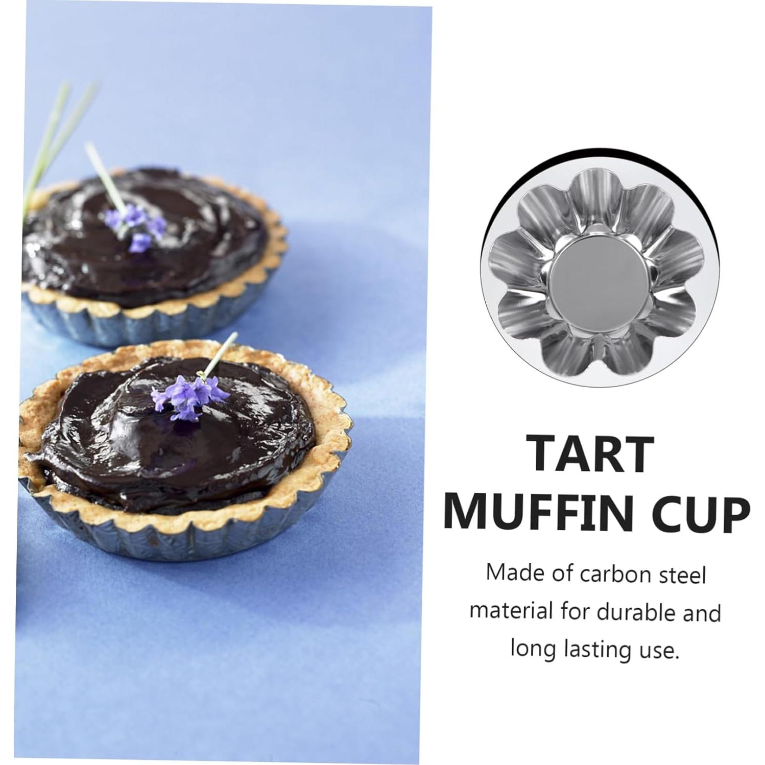 Molde para Tartas y Cupcakes Unomor 6 Piezas Acero Inoxidable