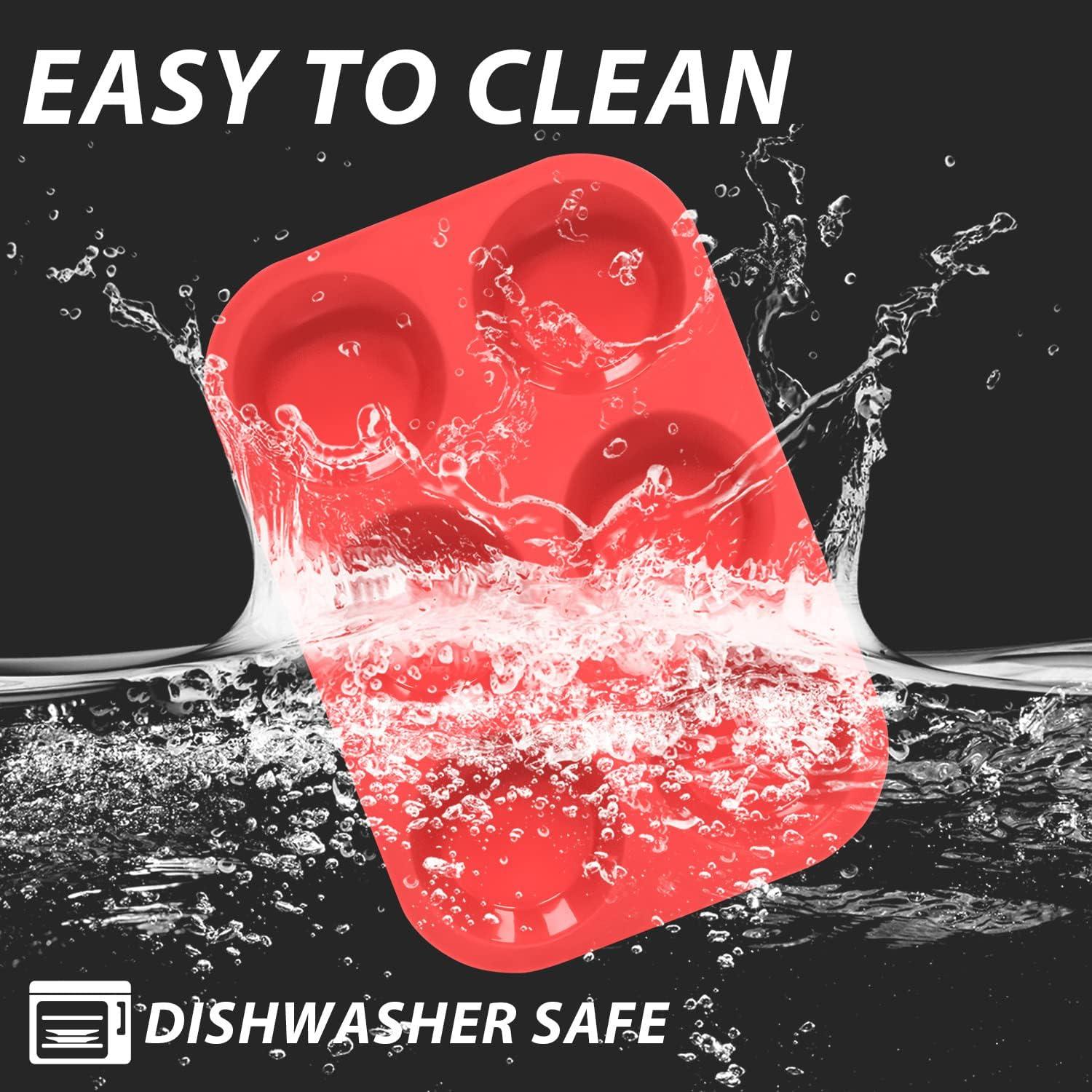 Molde de Silicona para Muffins Anaeat - 6 Tazas Antiadherente