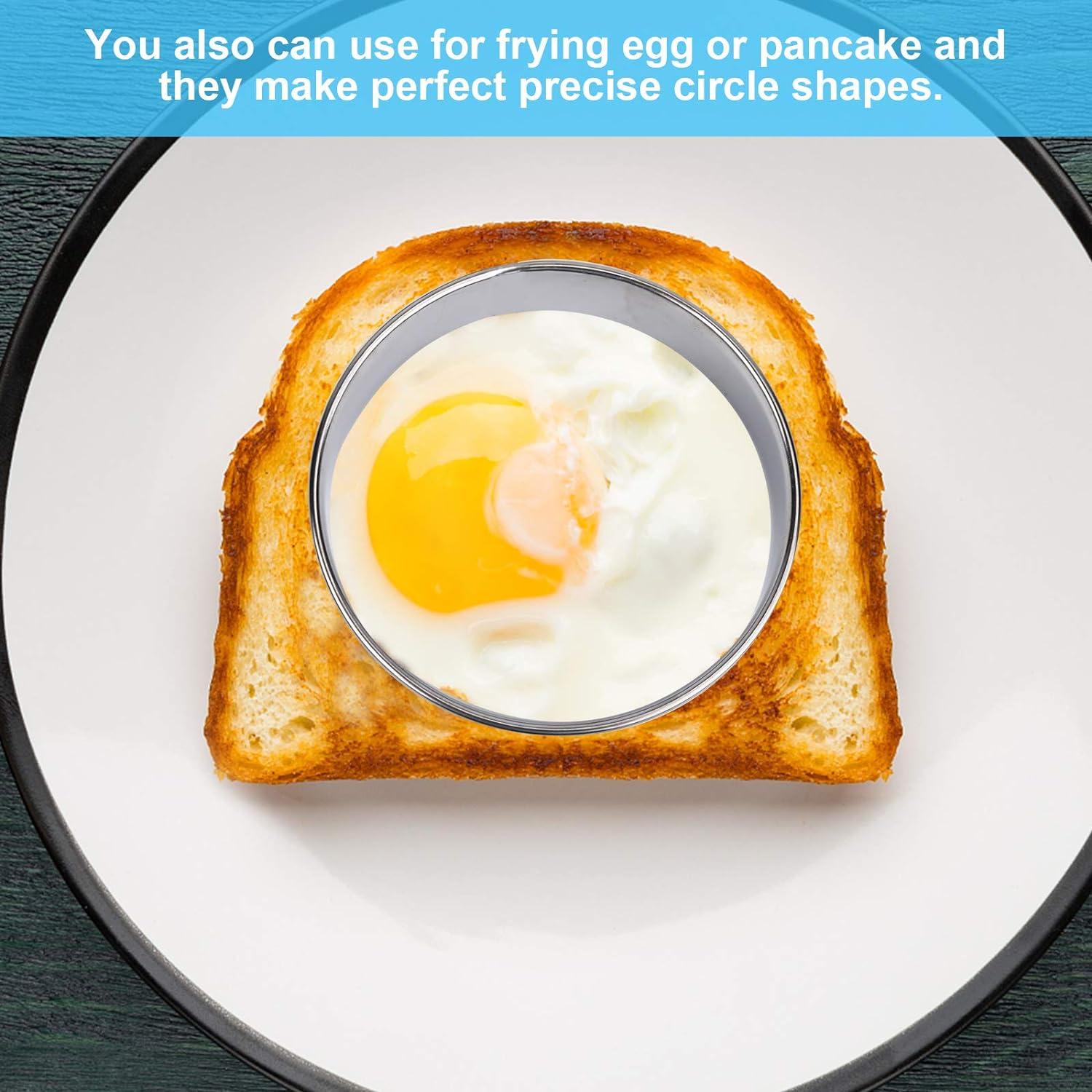 Juego de 12 Cortadores de Galletas Redondos HAHAYOO