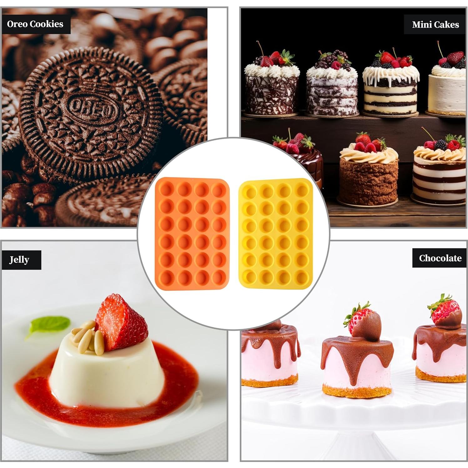 Molde de Silicona para Mini Muffin Kaloo 24 Tazas Antiadherente