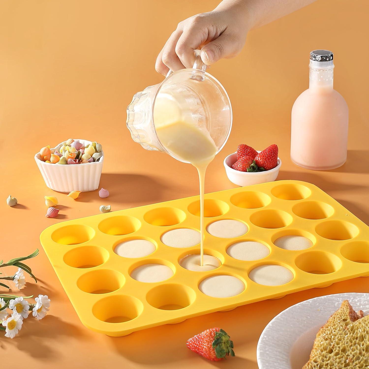Molde de Silicona para Mini Muffin Kaloo 24 Tazas Antiadherente