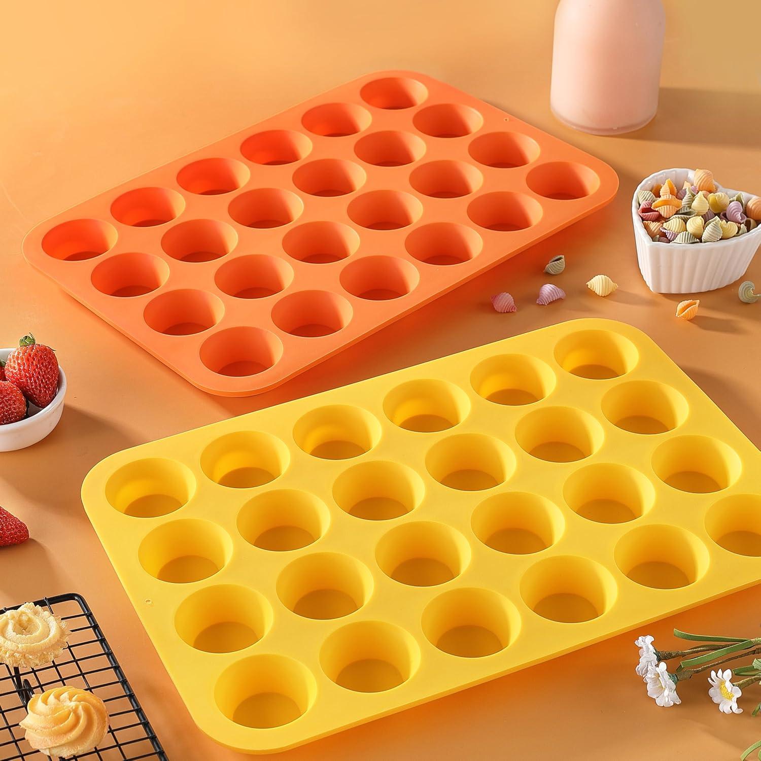 Molde de Silicona para Mini Muffin Kaloo 24 Tazas Antiadherente