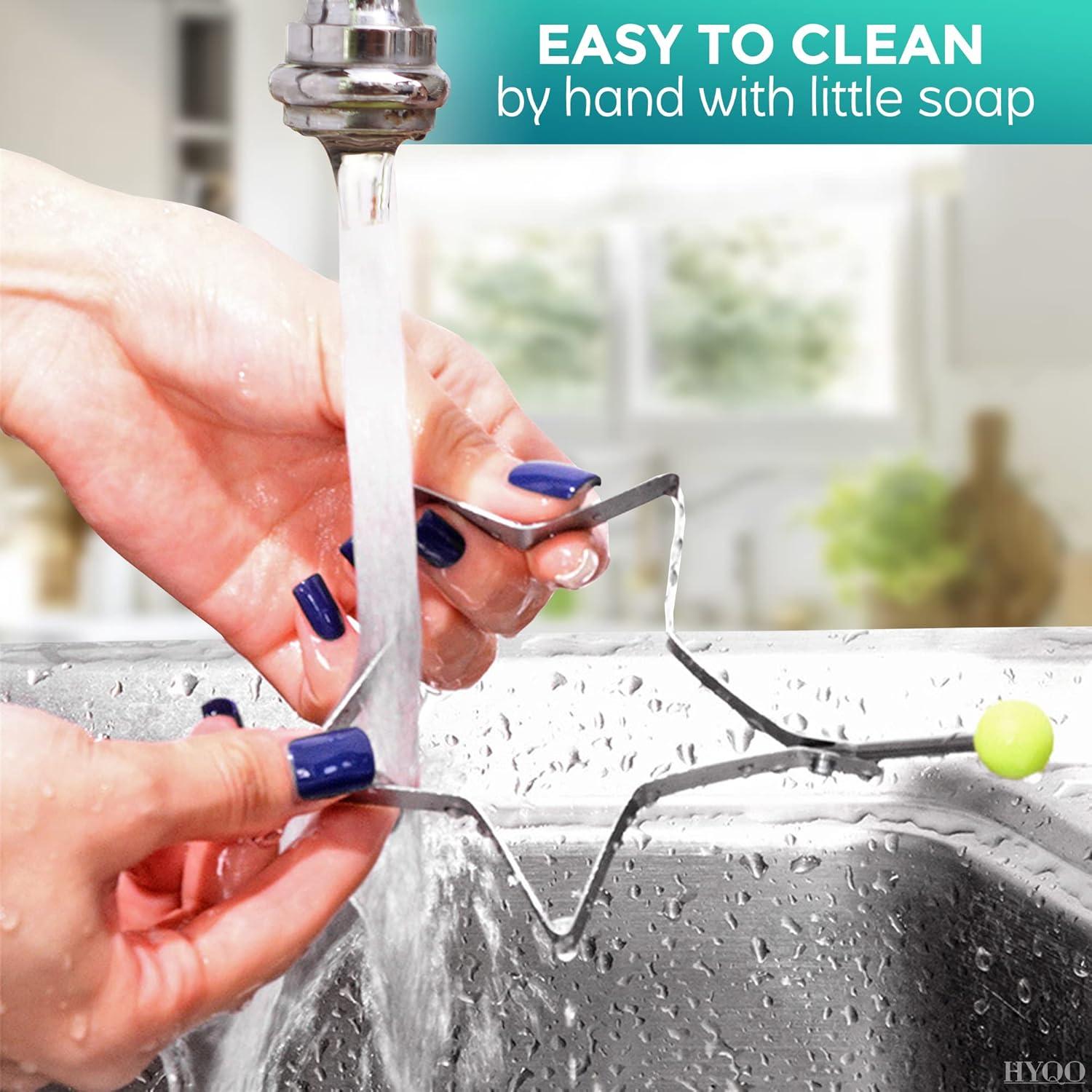 5 Moldes de Acero Inoxidable para Pancakes y Huevos