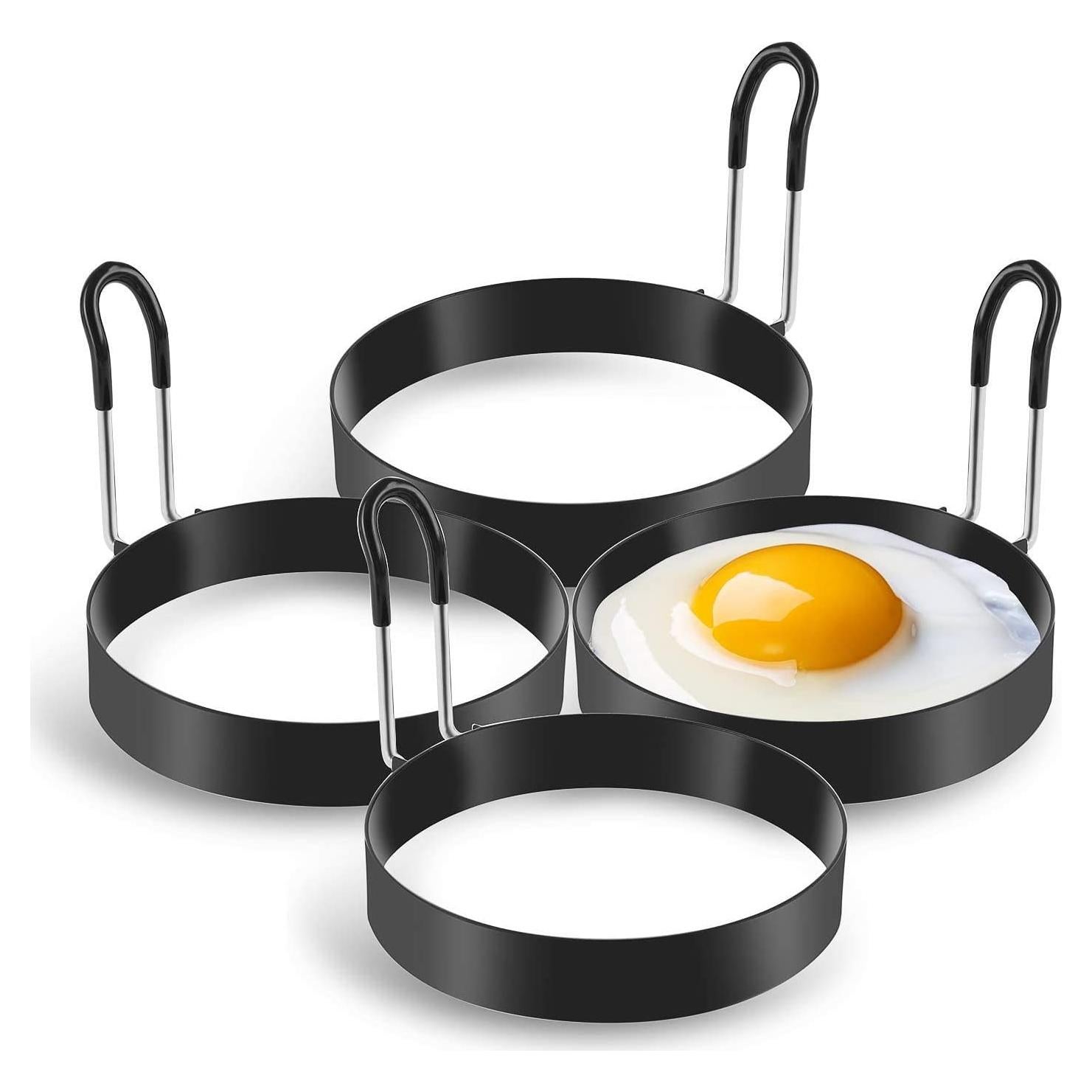 Anillos de Cocción Laxinis World Acero Inoxidable 4 Piezas