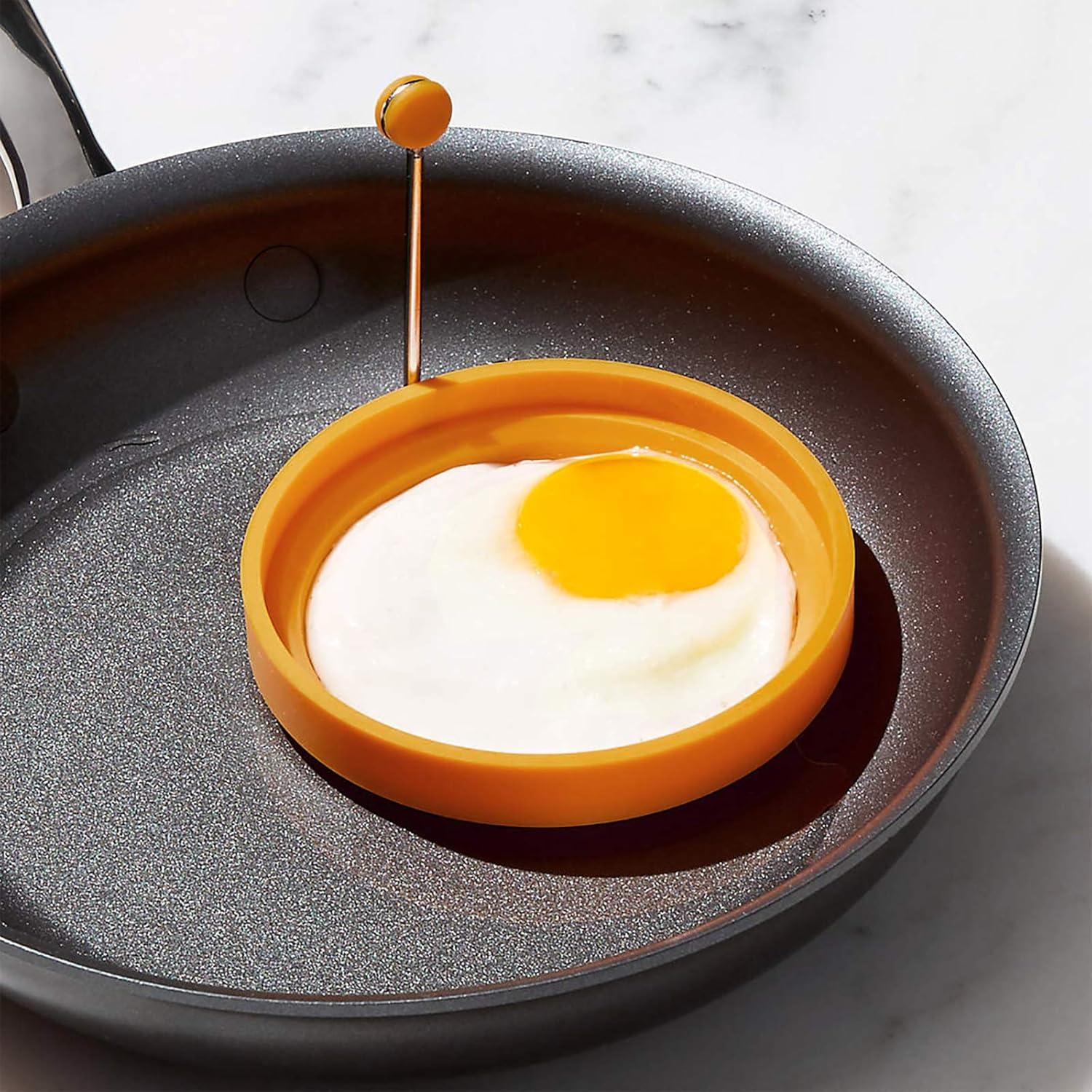 Anillos de Huevo de Silicona YOLCAR, 10 cm, 4 Piezas