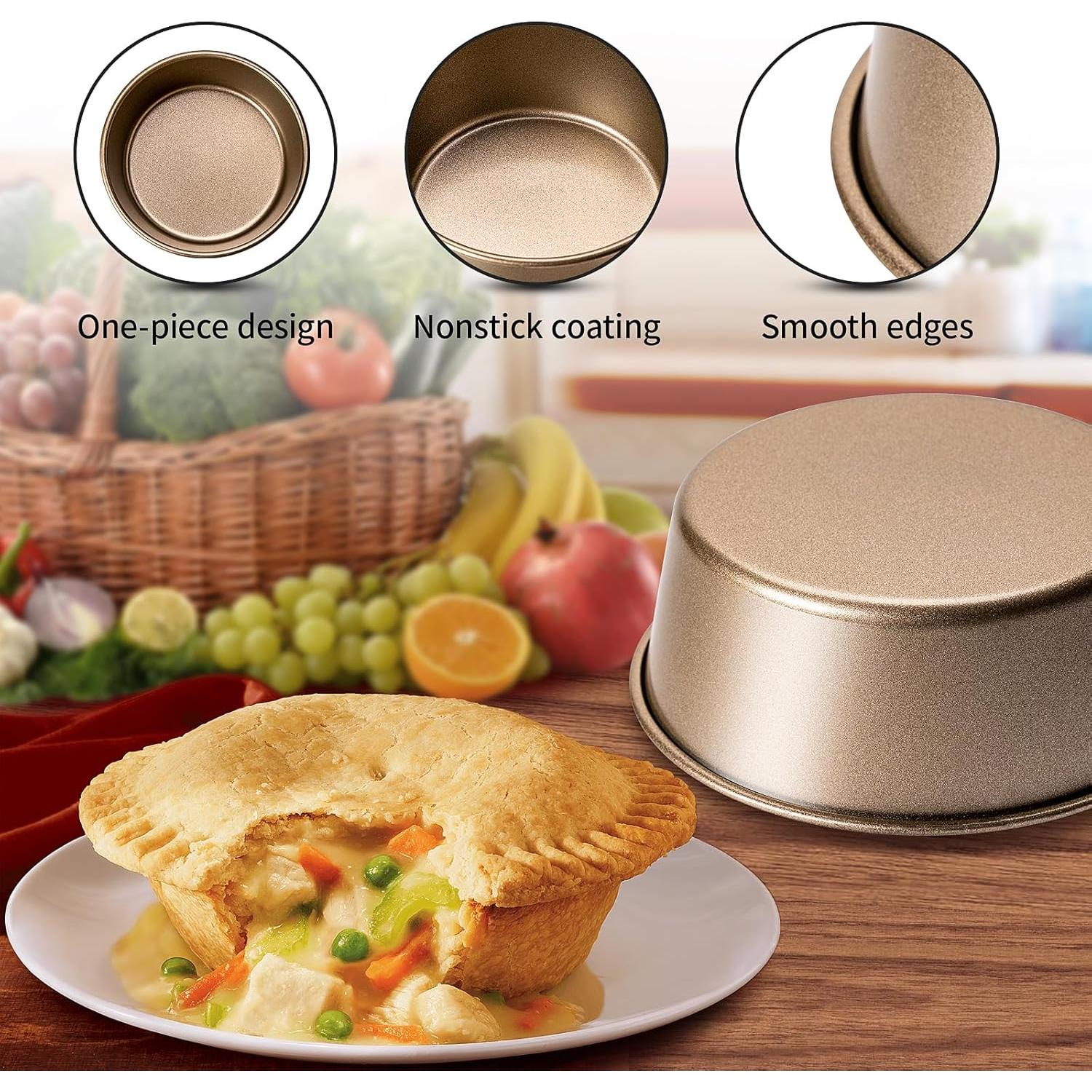 Molde para Mini Pasteles Yomvzake 4 Pulgadas Antiadherente