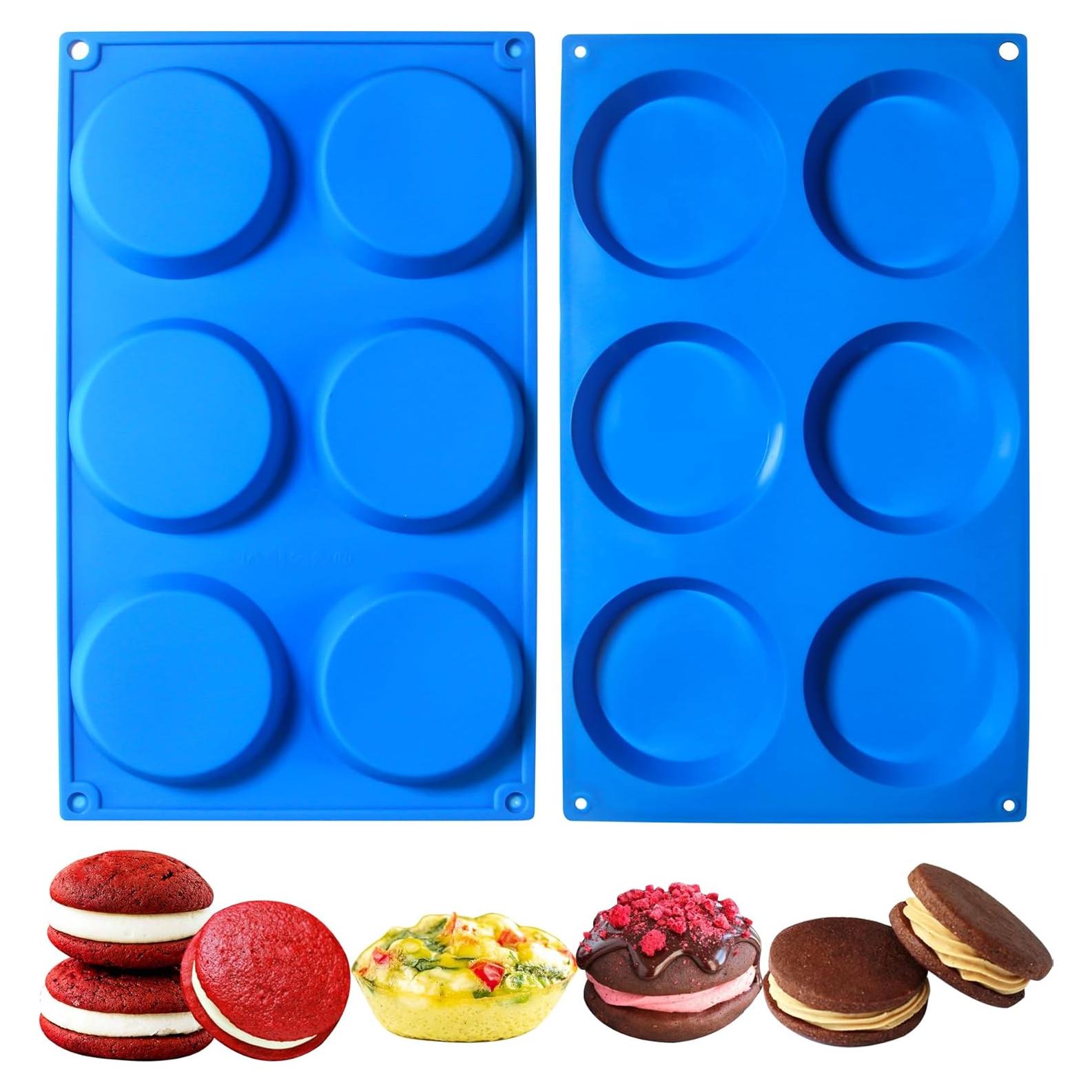 Moldes de Silicona para Muffin Sidosir 2 Piezas 7,87 cm