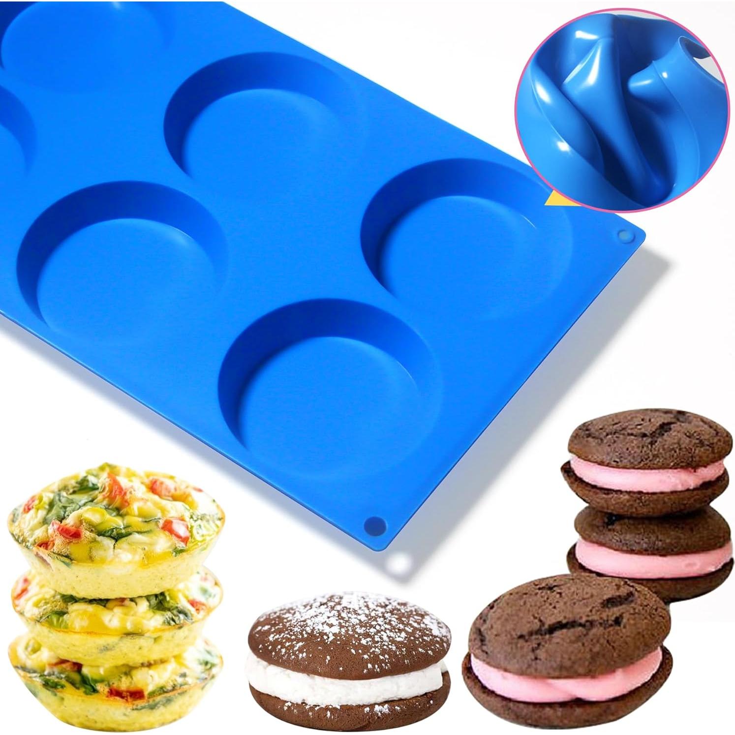 Moldes de Silicona para Muffin Sidosir 2 Piezas 7,87 cm