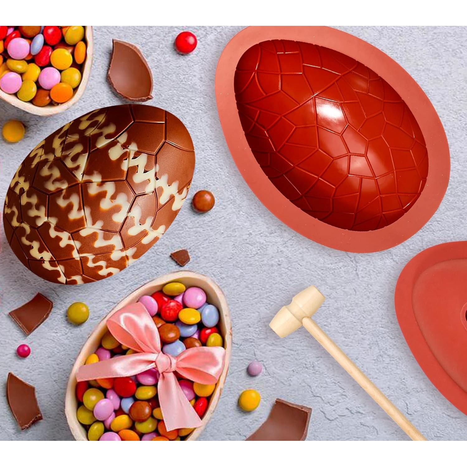 Molde de Huevo de Pascua Kamehame 3D de Silicona con Martillo