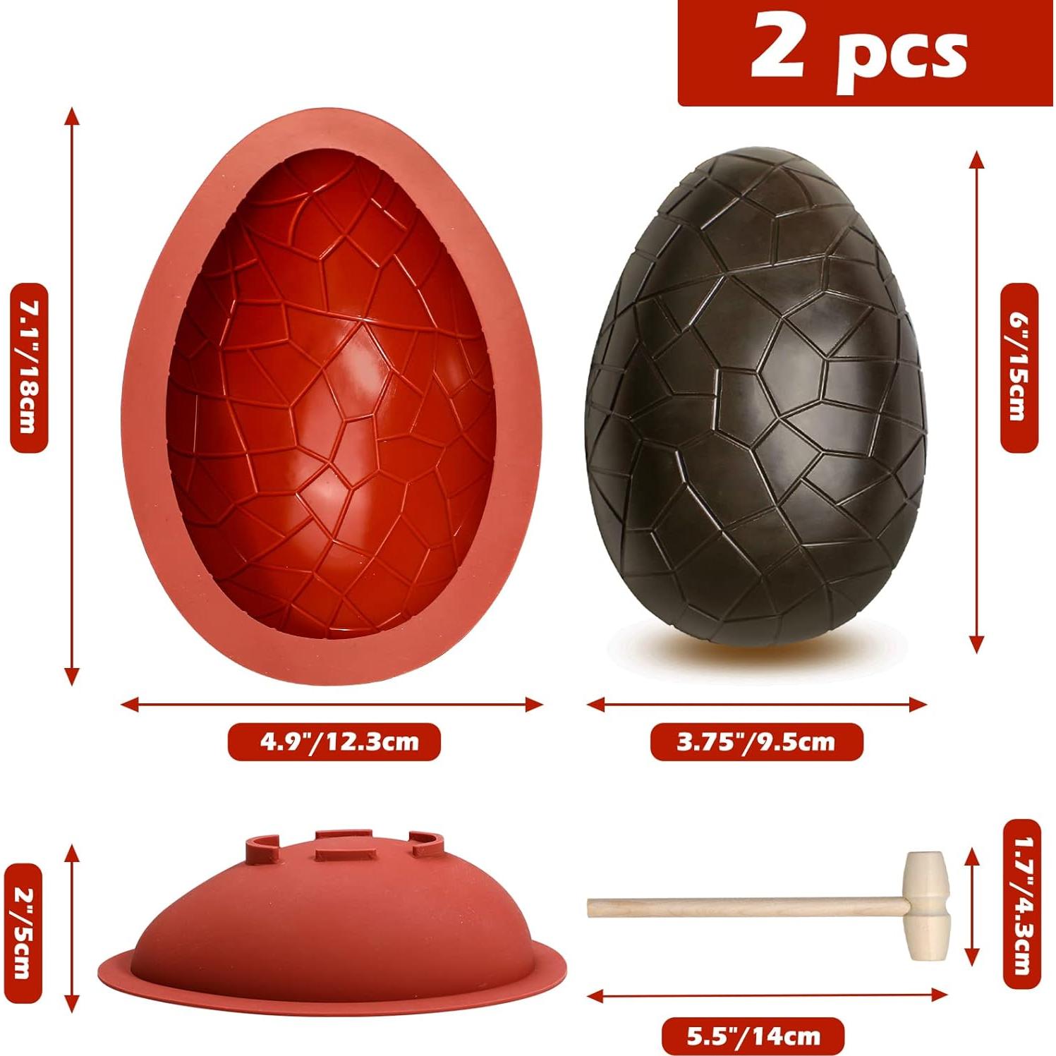 Molde de Huevo de Pascua Kamehame 3D de Silicona con Martillo